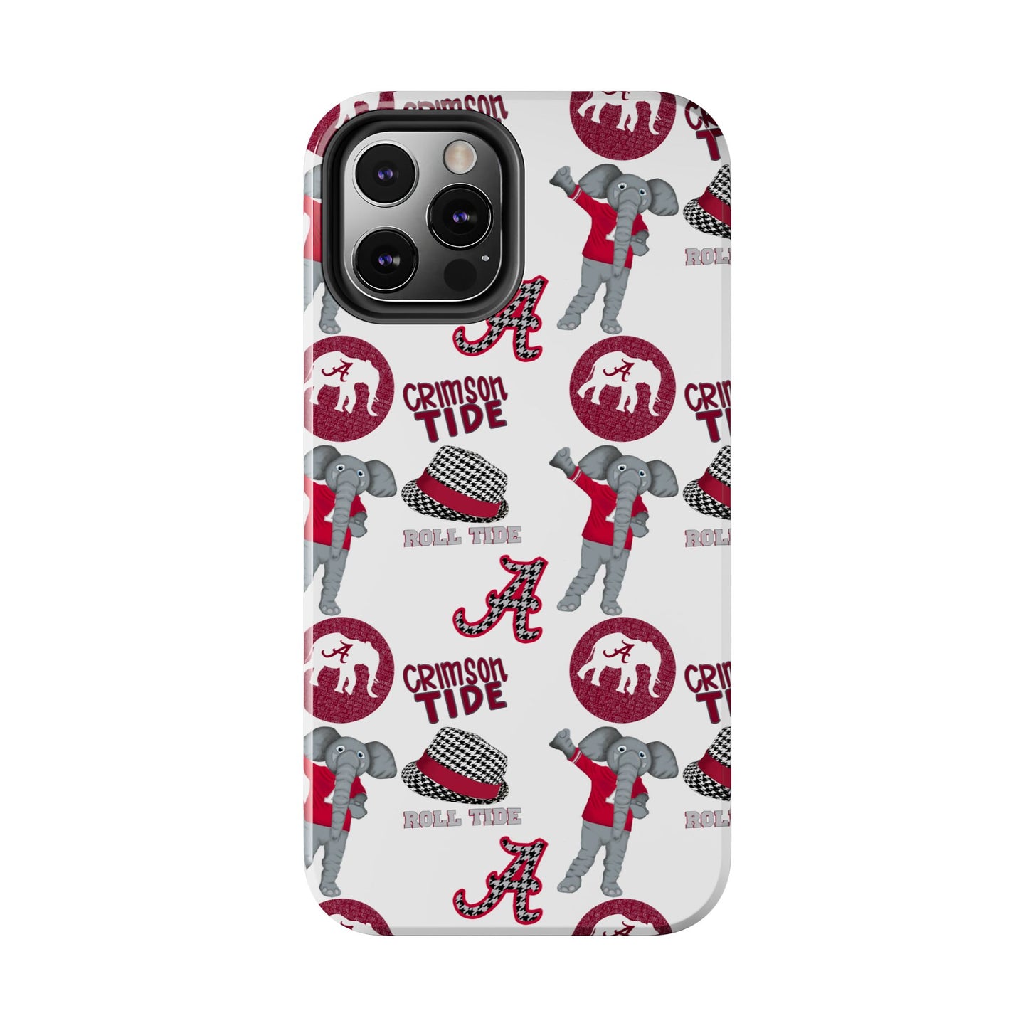 Alabama Crimson Tide Phone Case - Tough, Durable, Elephant Design, Sports Fan Accessories, College Team Gift, Graduation Presents