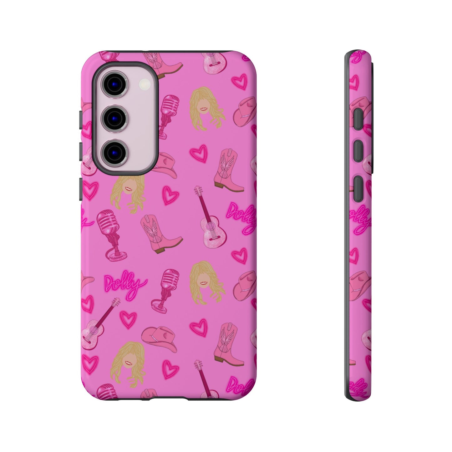 Dolly Parton Phone Case - Stylish Pink Protector for Music Lovers, Gift for Concert Goers, Women's Accessories, Trendy Tech