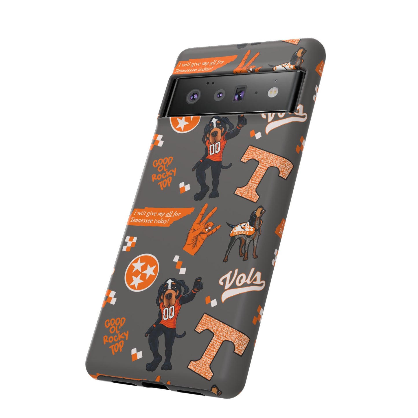 Tough Cases - Tennessee Fan Phone Case, Sports Team Accessory, Gift for Volunteers Fans, Durable Cover, College Game Day
