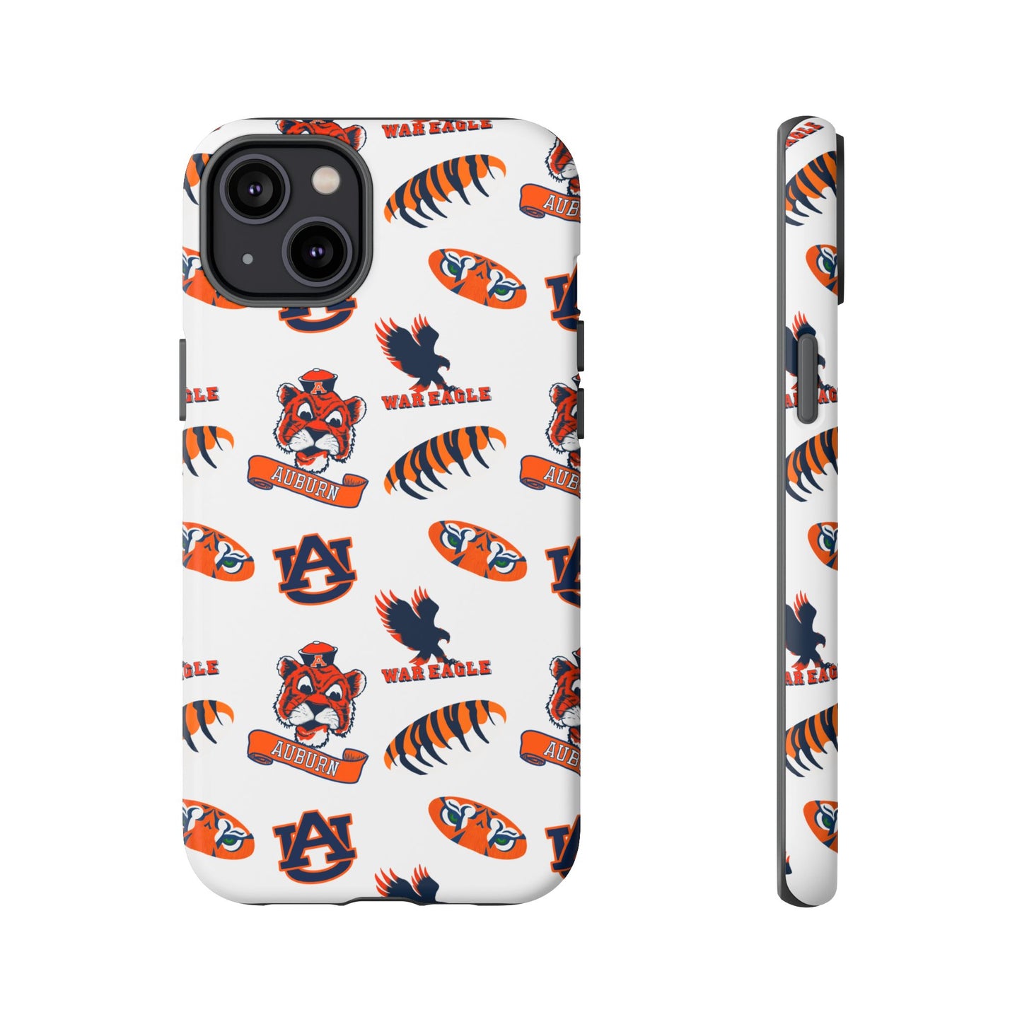 Auburn Fan Phone Case, Sports Team Accessory, Gift for Auburn Fans, Durable Cover, College Game Day