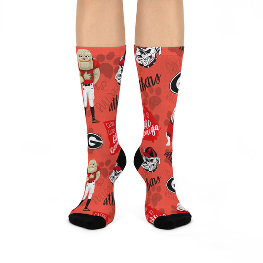 Georgia Bulldogs Cushioned Crew Socks | Cheer on Game Day, Sports Fan Gift, Unique College Apparel, Team Spirit Accessories, Great for [...]