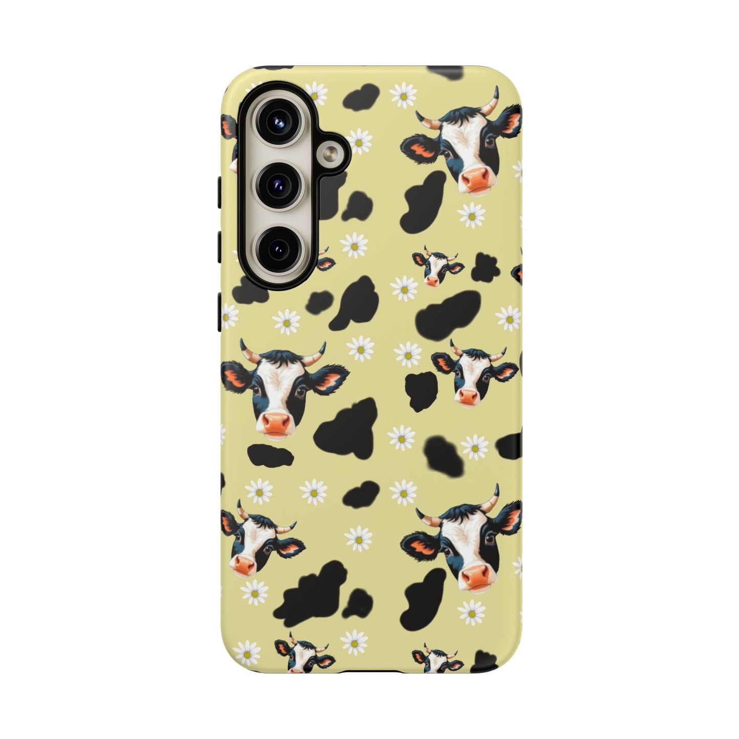 Cow Print Phone Case - Cute Protection for Animal Lovers, Gift for Farmhouse Decor, Cheerful Cow Design