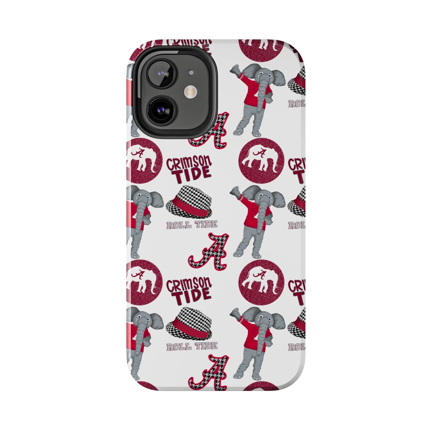 Alabama Crimson Tide Phone Case - Tough, Durable, Elephant Design, Sports Fan Accessories, College Team Gift, Graduation Presents