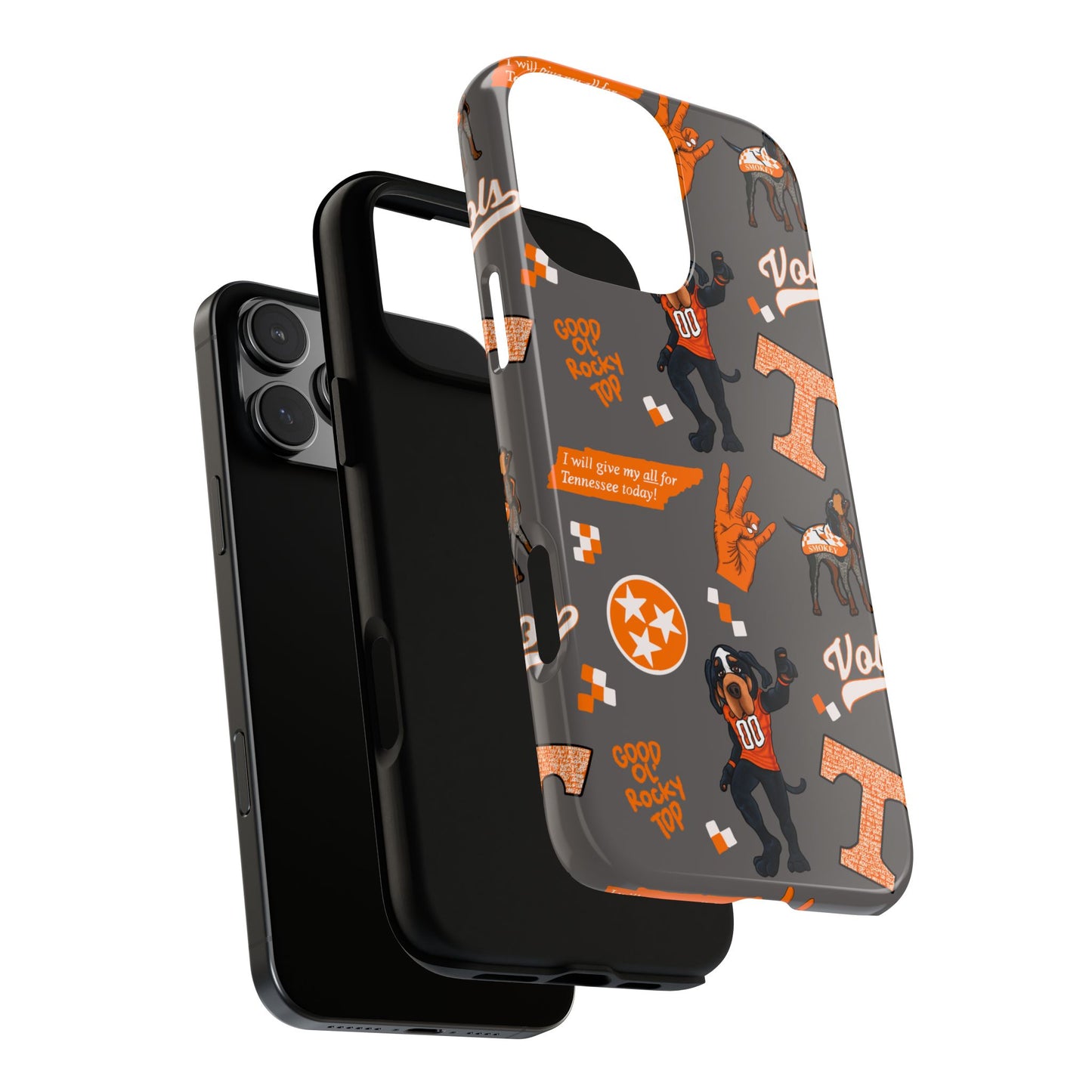 Tough Cases - Tennessee Fan Phone Case, Sports Team Accessory, Gift for Volunteers Fans, Durable Cover, College Game Day