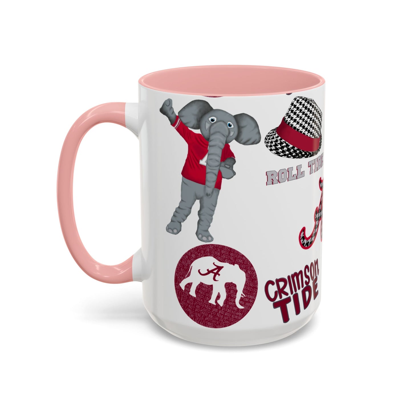 Crimson Tide Coffee Mug, Alabama Fan Cup, Roll Tide Mug, College Sports Gift, Game Day Drinkware