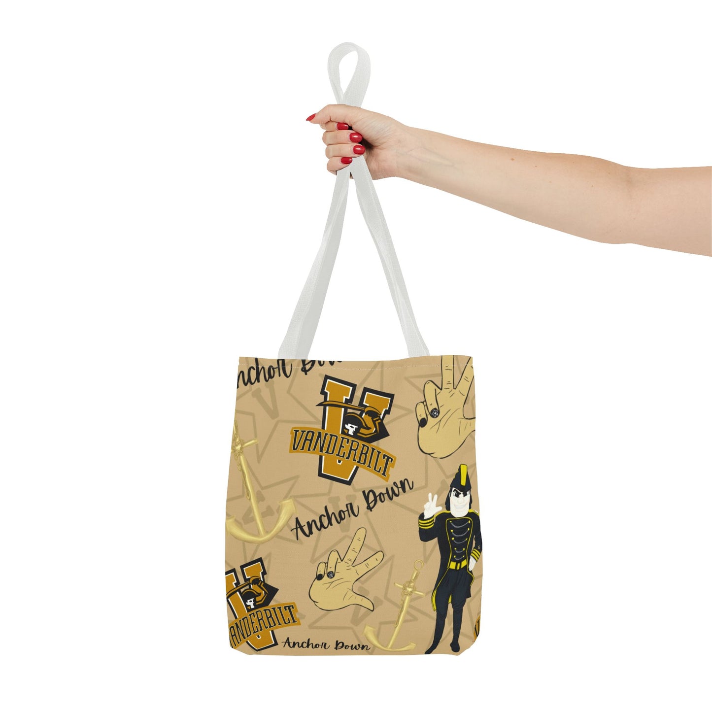 Vanderbilt Spirit Tote Bag, Functional Everyday Tote, College Merchandise, Personalized Gift, Sports Game Accessory