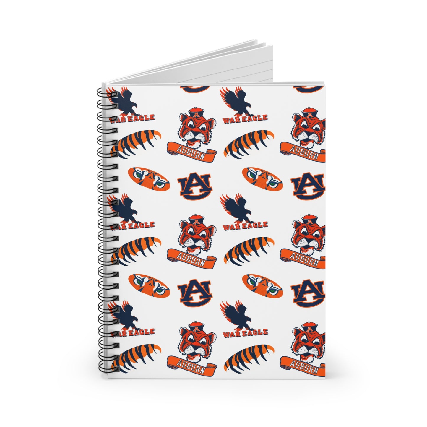 Auburn Spirit Spiral Notebook - Perfect for Students, Gifts, Journaling, School Supplies, Fan Merchandise