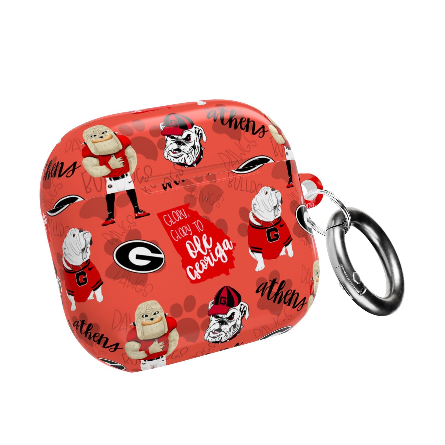 Georgia Bulldogs AirPod Case - Cute Accessory for Fans, Gift for Sports Lovers, Athletic Style, Personalized Earbud Cover