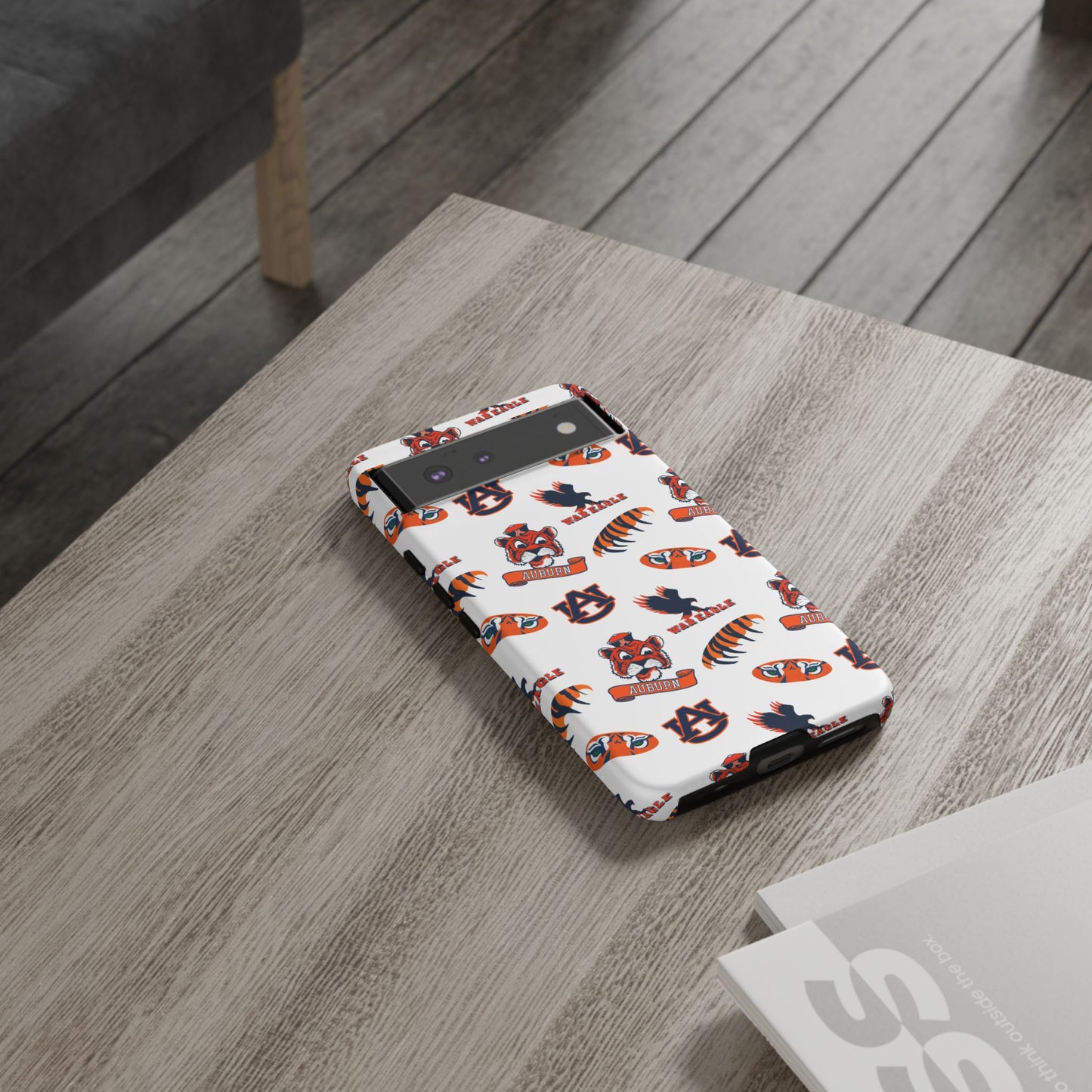 Auburn Fan Phone Case, Sports Team Accessory, Gift for Auburn Fans, Durable Cover, College Game Day