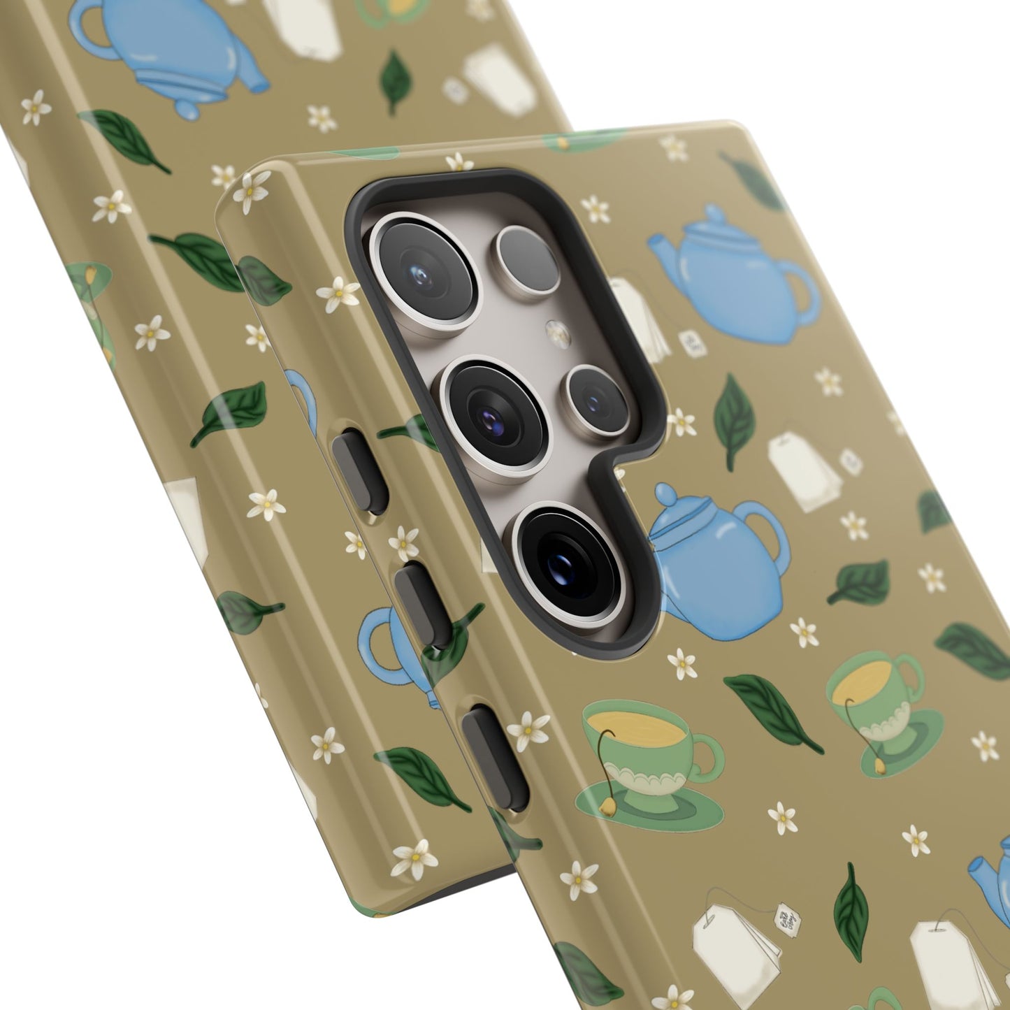 Charming Teacup Phone Case, Cute Phone Cover, Gift for Tea Lovers, Vintage Style Case, Birthday Present, Unique Accessory