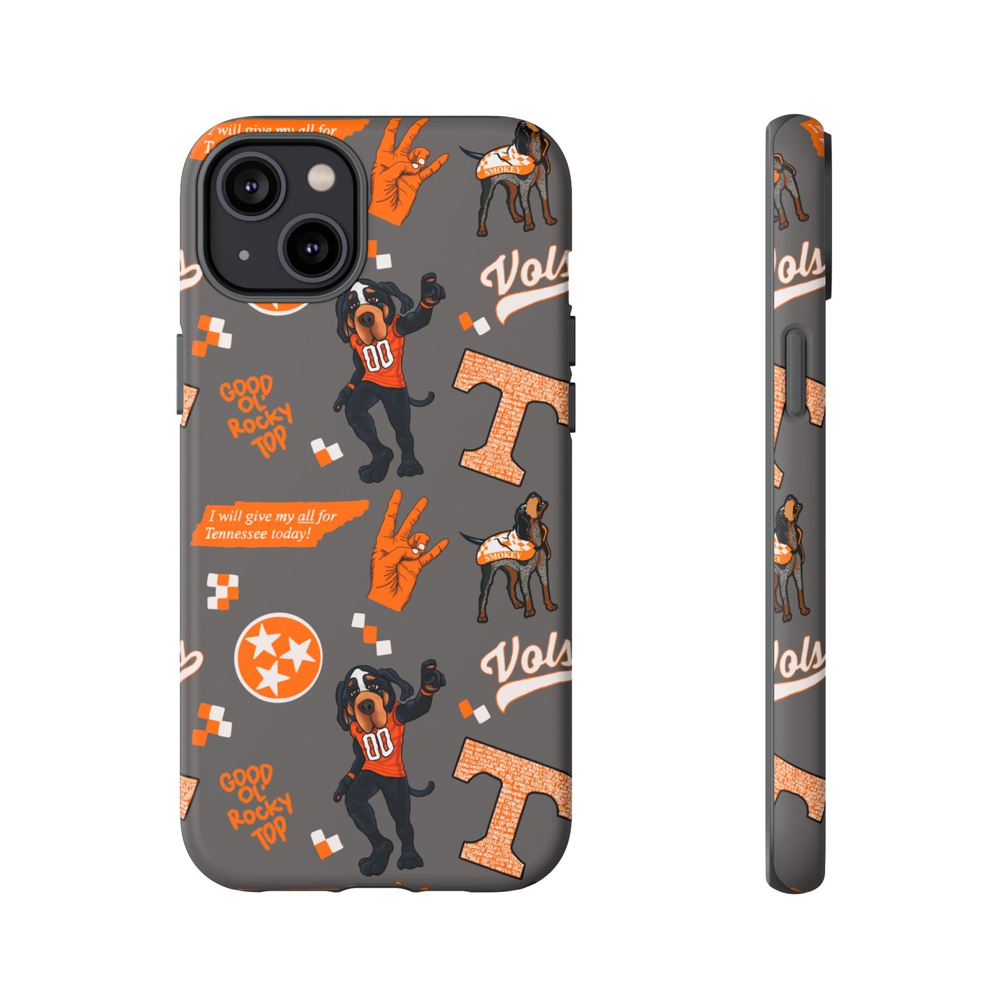 Tough Cases - Tennessee Fan Phone Case, Sports Team Accessory, Gift for Volunteers Fans, Durable Cover, College Game Day