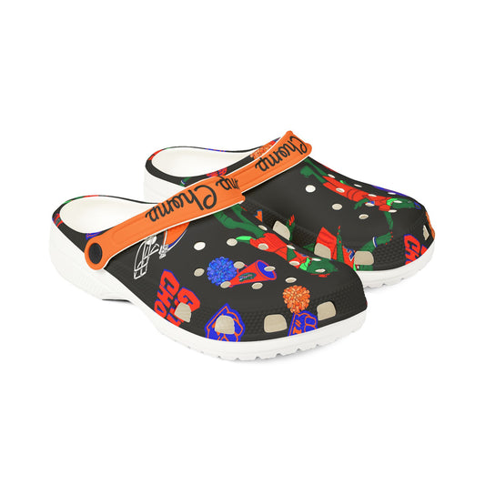 Florida Gators Women's EVA Foam Clogs, Playful All-Over Design Shoes, Casual Summer Footwear, Comfortable Garden Shoes, Perfect for Kids and Adults