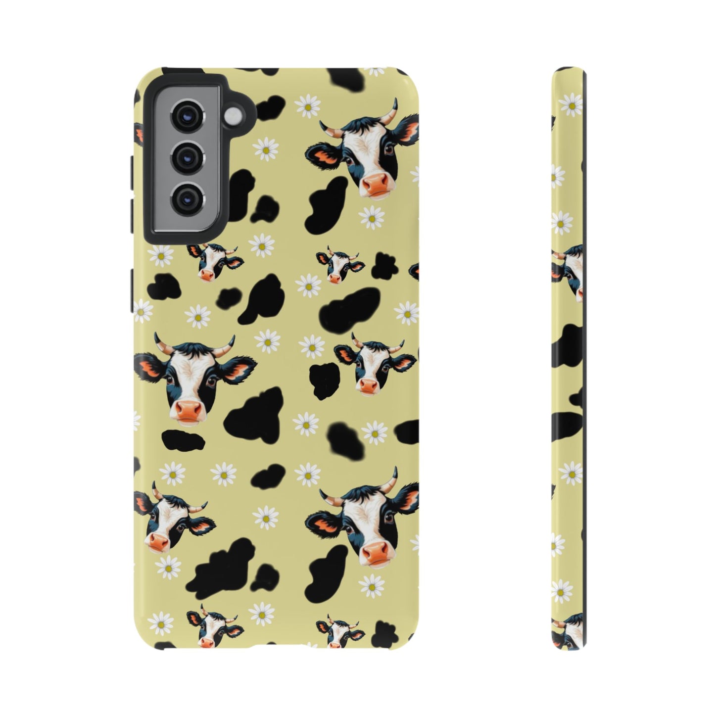 Cow Print Phone Case - Cute Protection for Animal Lovers, Gift for Farmhouse Decor, Cheerful Cow Design