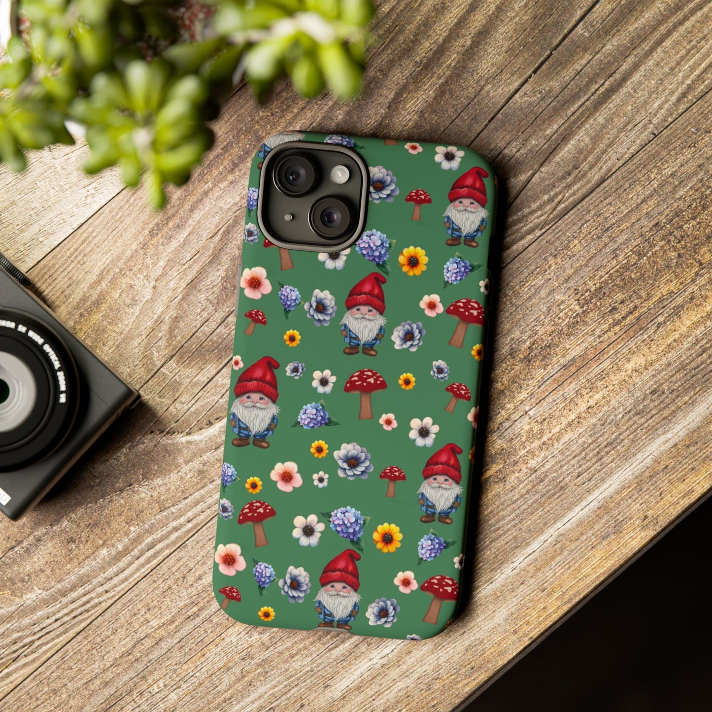 Gnome Garden Phone Case | Tough Cases for Nature Lovers | Cute Gnome Pattern | Floral & Mushroom Design | Gifts for Friends, Birthday [...]