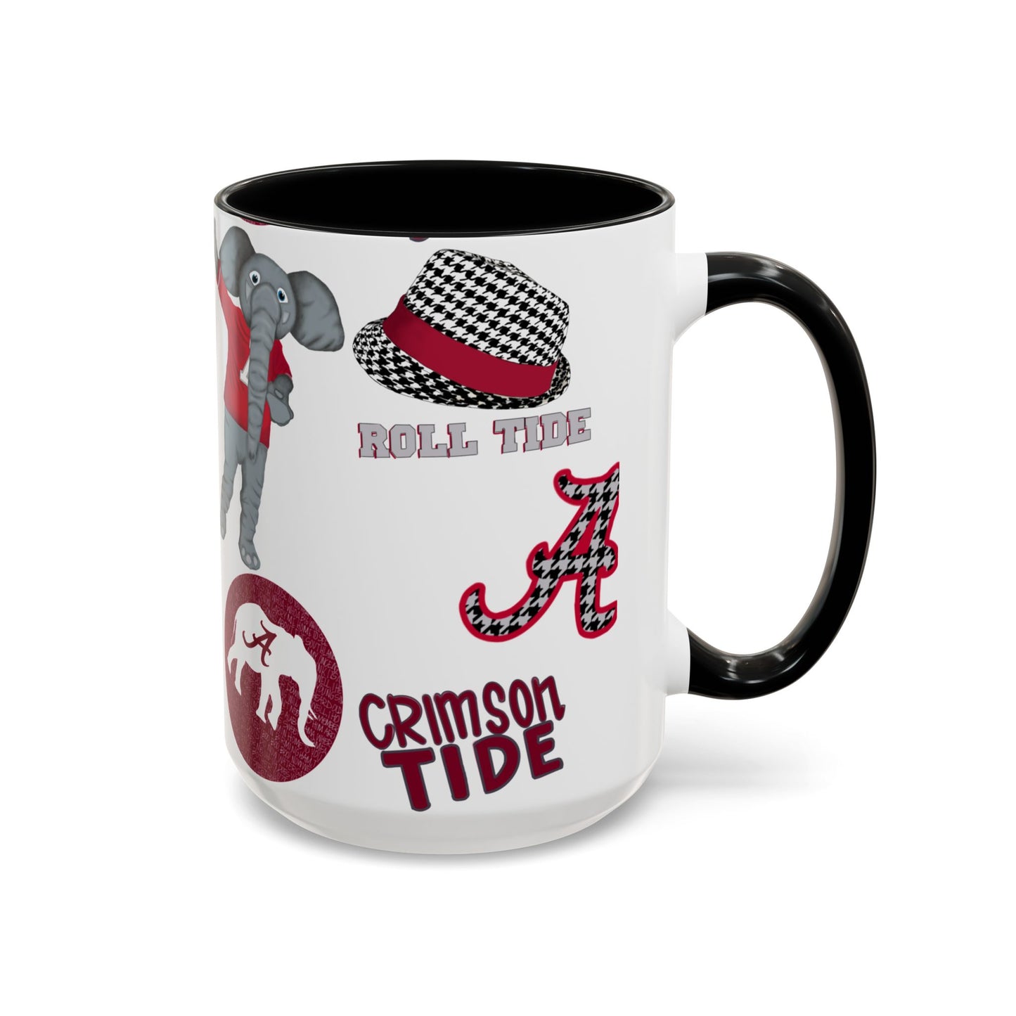 Crimson Tide Coffee Mug, Alabama Fan Cup, Roll Tide Mug, College Sports Gift, Game Day Drinkware