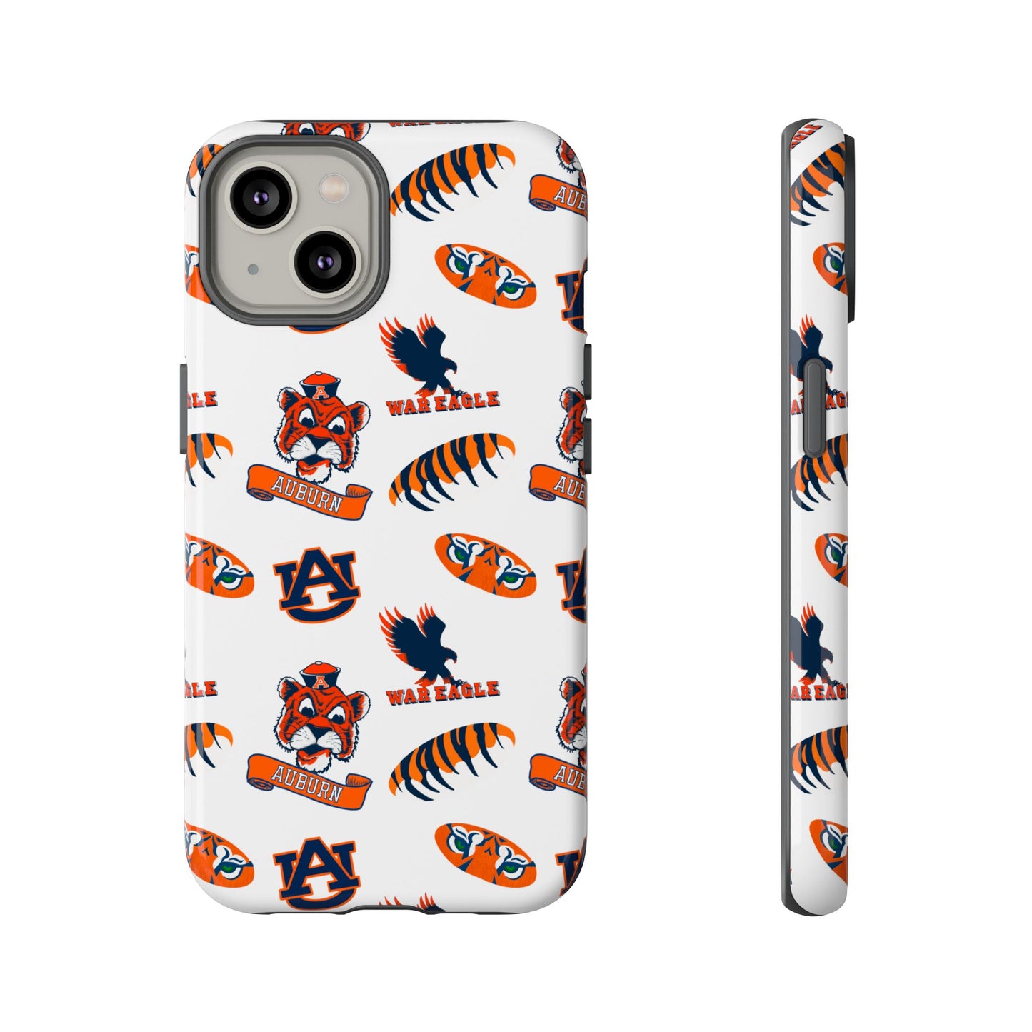 Auburn Fan Phone Case, Sports Team Accessory, Gift for Auburn Fans, Durable Cover, College Game Day