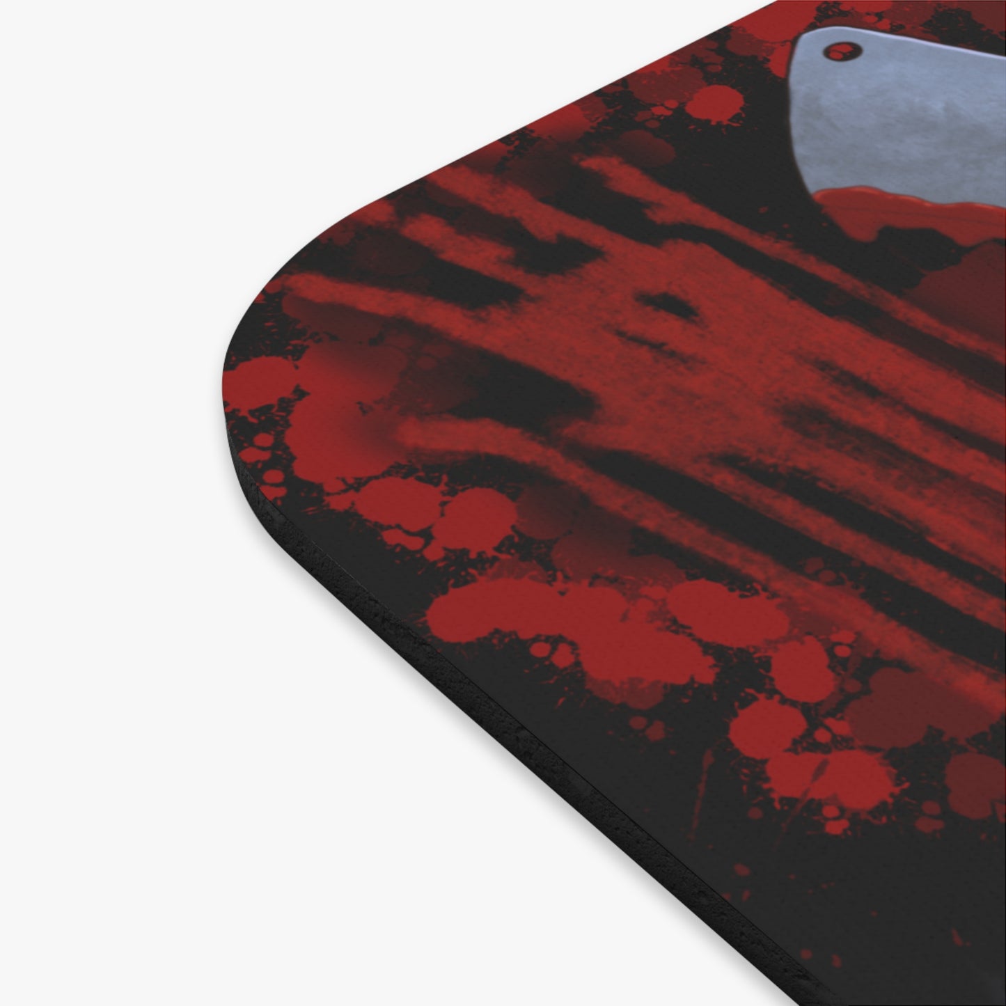Blood Splatter Mouse Pad | Horror Desk Accessory, Gaming Gift, Office Decor, Redrum Design, Halloween, Murder Mystery Party