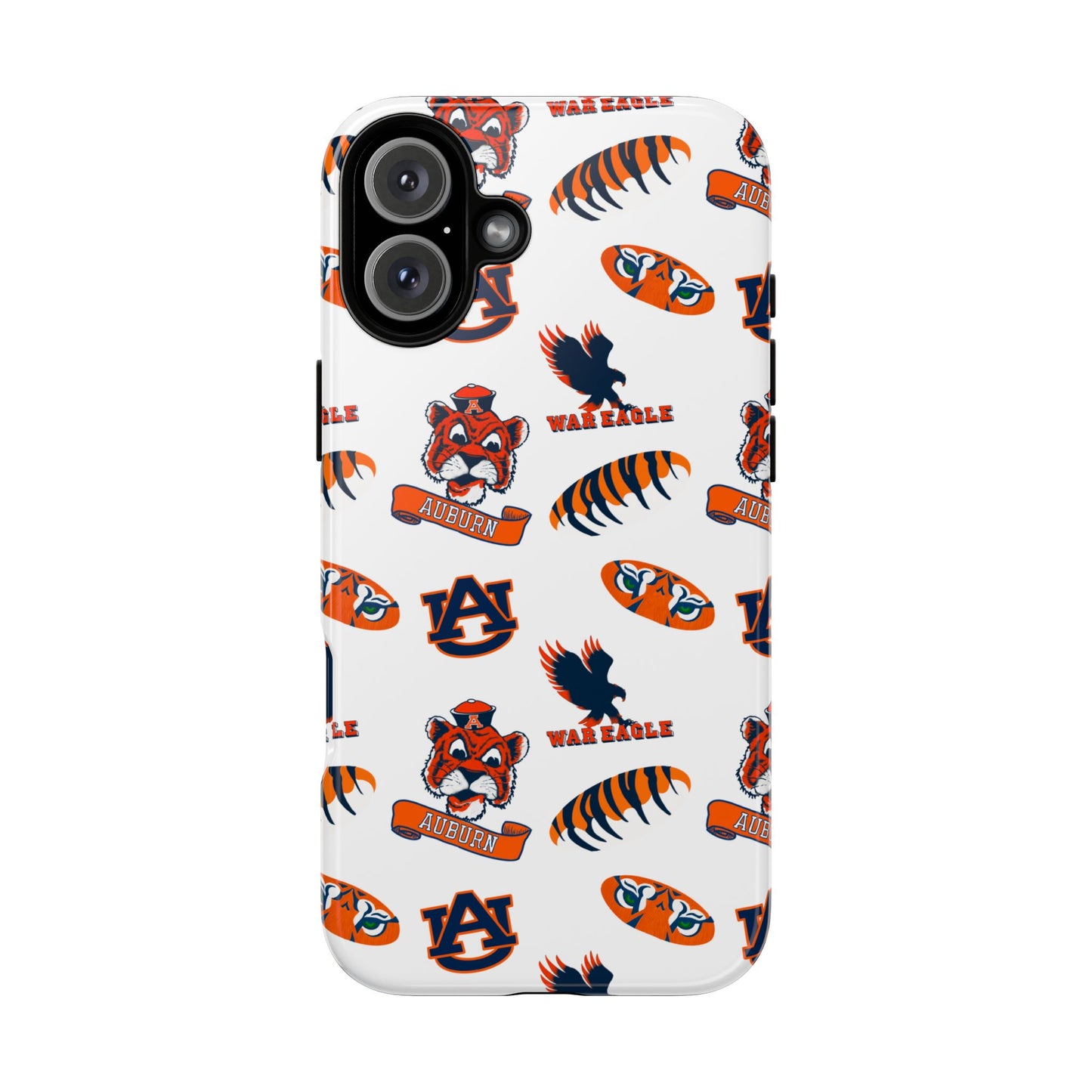 Auburn Fan Phone Case, Sports Team Accessory, Gift for Auburn Fans, Durable Cover, College Game Day