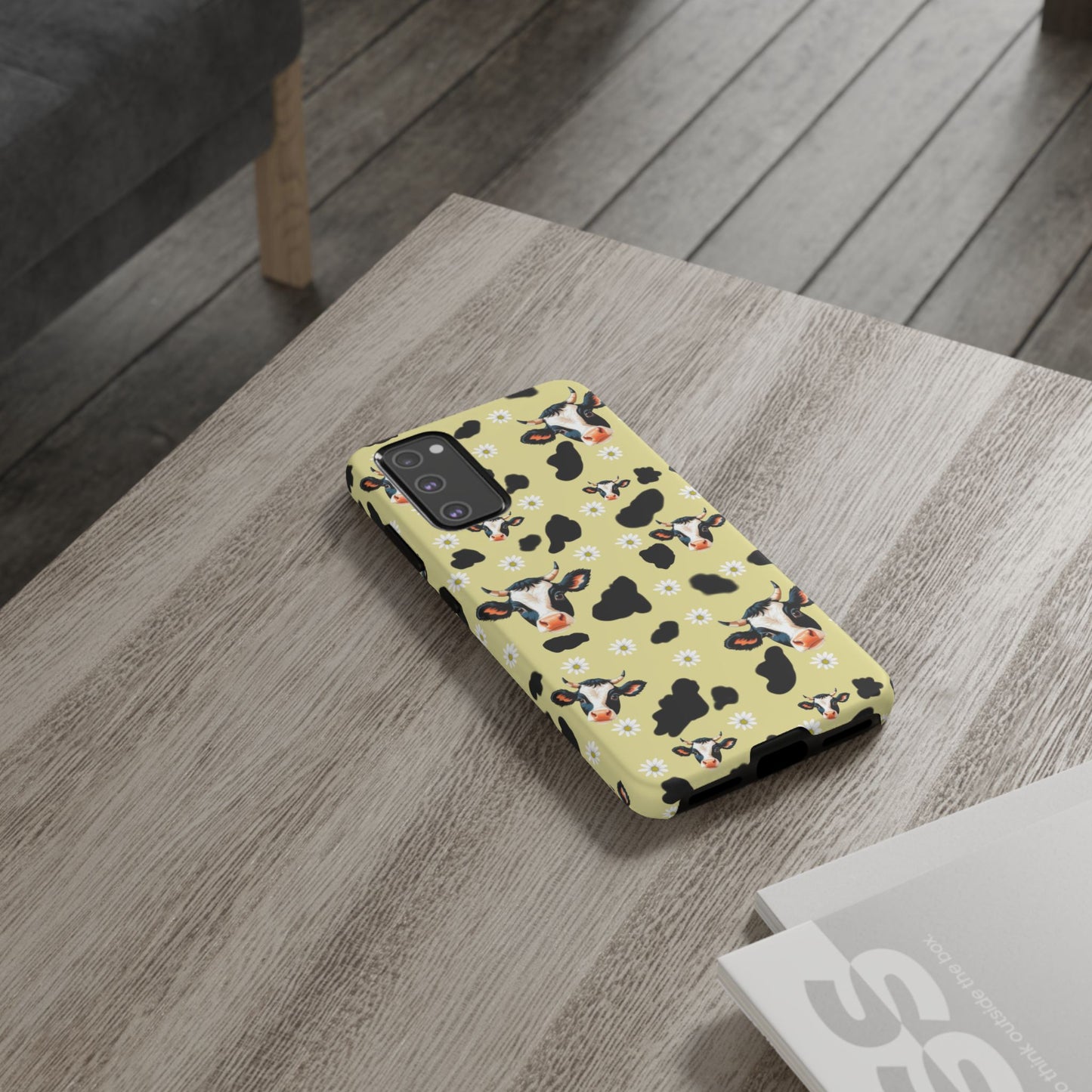 Cow Print Phone Case - Cute Protection for Animal Lovers, Gift for Farmhouse Decor, Cheerful Cow Design