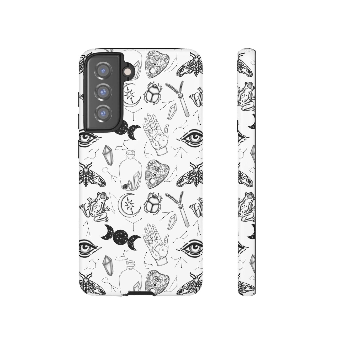 Mystical Phone Case | Boho Aesthetic Cover, Witchy Gift, Crystal Art Protection, Astrology Decor, Unique Cell Phone Skins