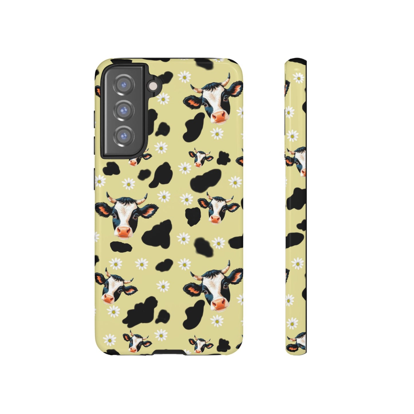 Cow Print Phone Case - Cute Protection for Animal Lovers, Gift for Farmhouse Decor, Cheerful Cow Design