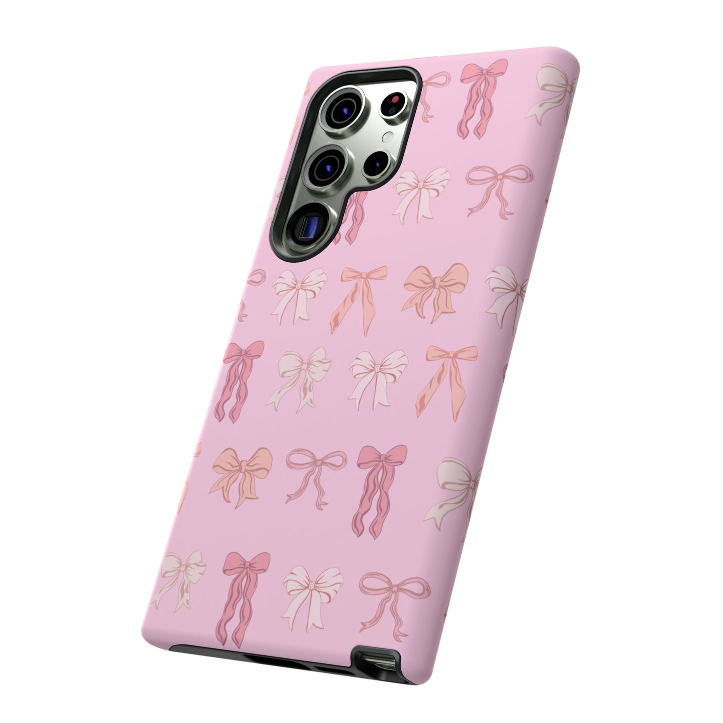 Cute Phone Case with Bow Design | Pink Aesthetic | Gifts for Her, Birthday Present, Trendy Phone Accessories, Fashionable Tech Cover