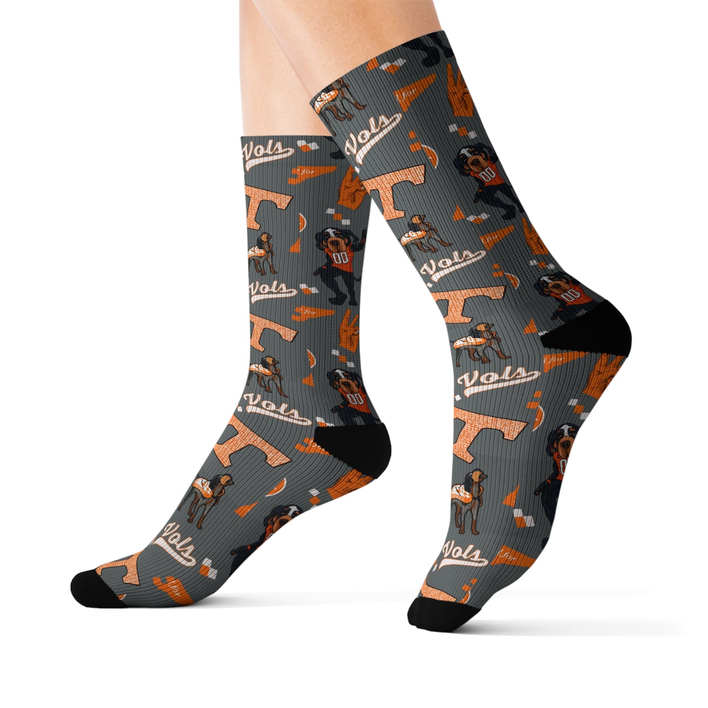 Tennessee Vols Socks for Fans, Perfect for Game Days, Casual Wear, Gifts, and Celebrations