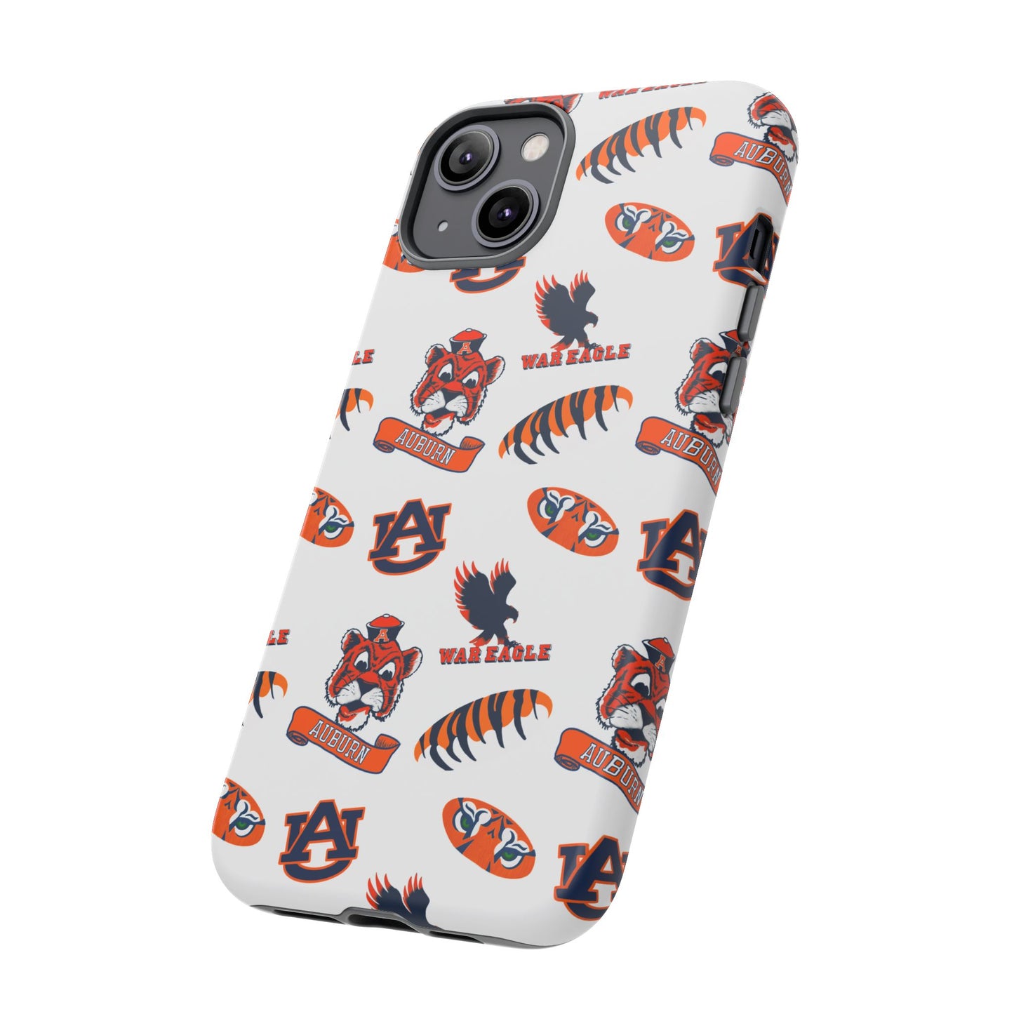 Auburn Fan Phone Case, Sports Team Accessory, Gift for Auburn Fans, Durable Cover, College Game Day