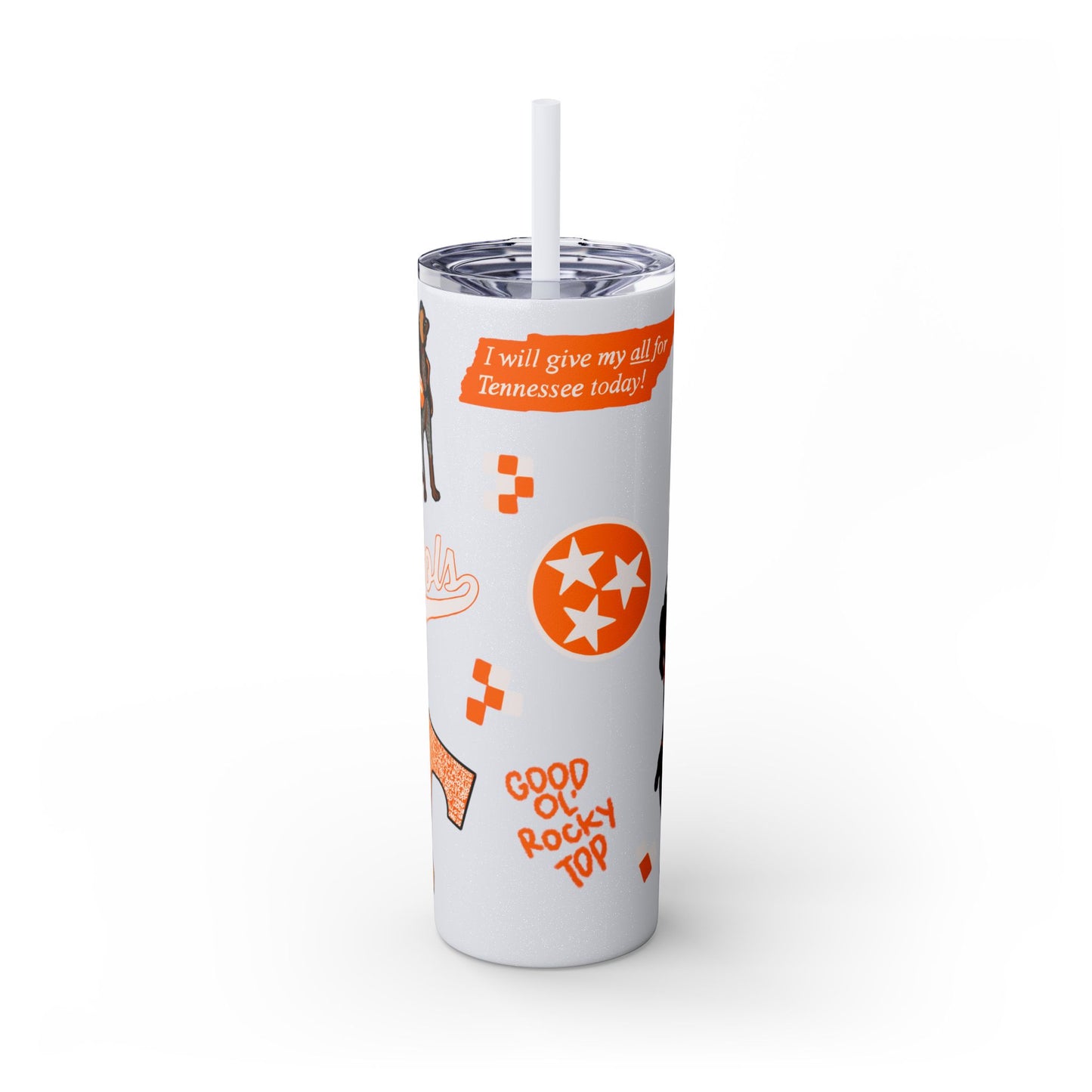 Tennessee Spirit Tumbler, 20oz | School Pride Cup for Gameday & Tailgating | Ideal for Fans, Students & Alumni