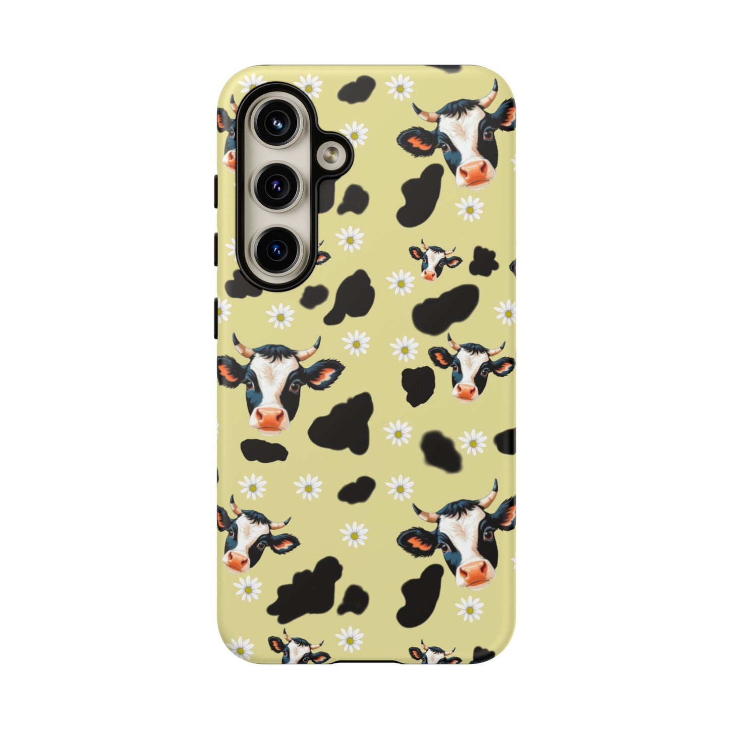 Cow Print Phone Case - Cute Protection for Animal Lovers, Gift for Farmhouse Decor, Cheerful Cow Design