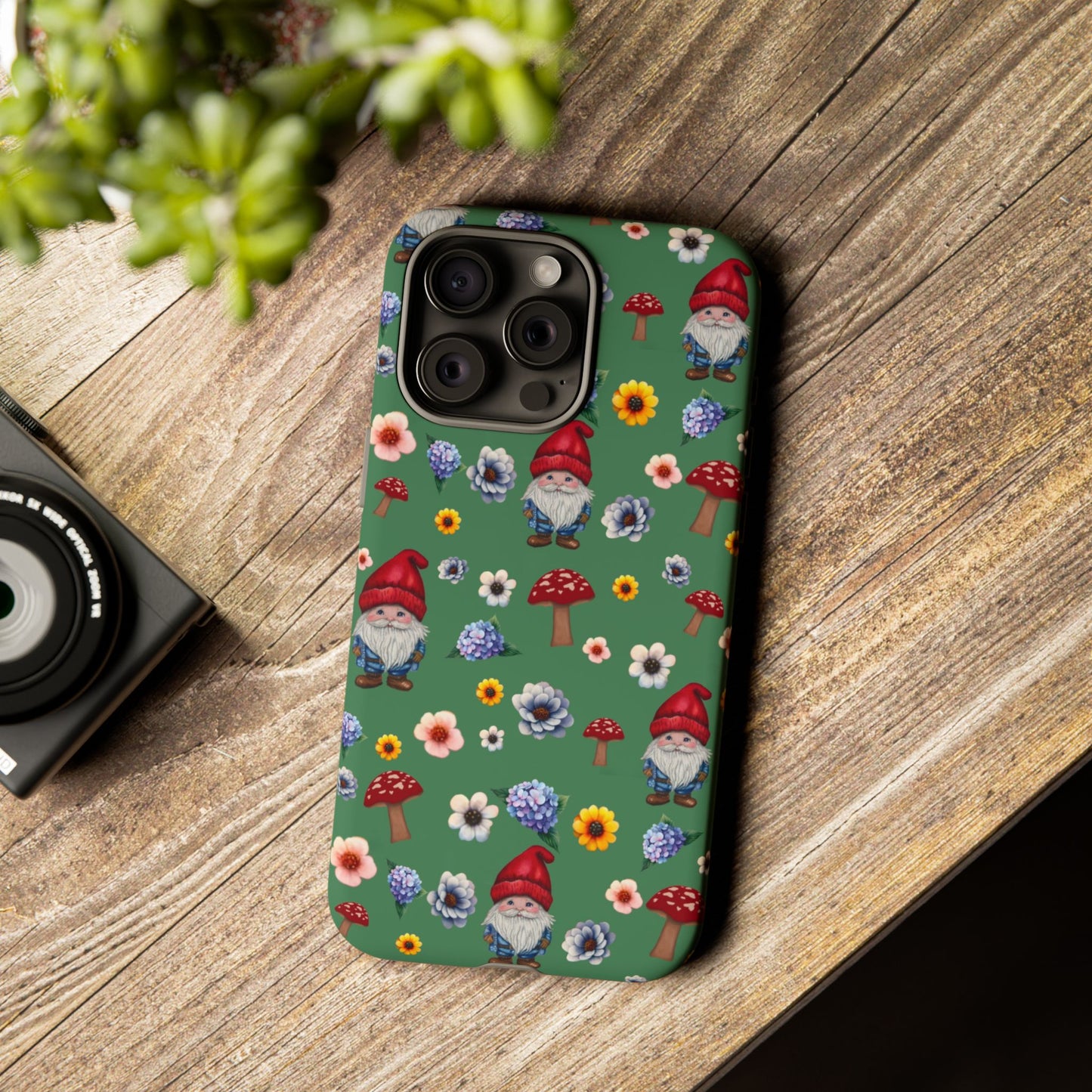 Gnome Garden Phone Case | Tough Cases for Nature Lovers | Cute Gnome Pattern | Floral & Mushroom Design | Gifts for Friends, Birthday [...]