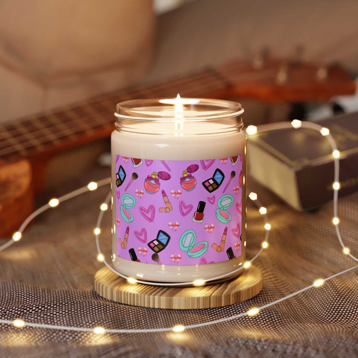 Makeup Lover Scented Candle | 9oz Soy Wax Fragrance | Gift for Her, Self-Care, Birthday, Valentine's Day, Home Decor