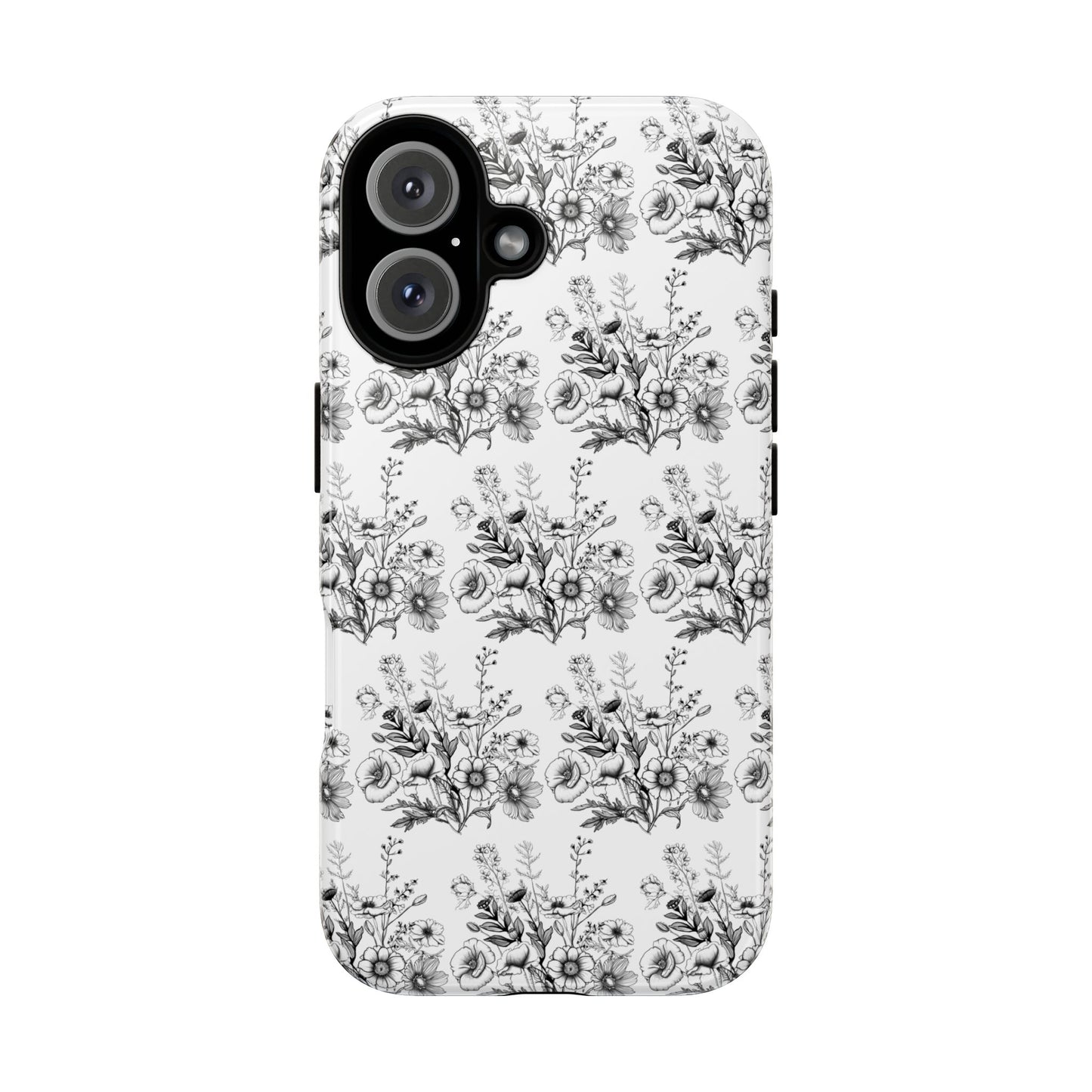 Floral Phone Case, Tough Cases with Elegant Black and White Design, Protective Cover for Fashion Lovers, Unique Gift for All [...]