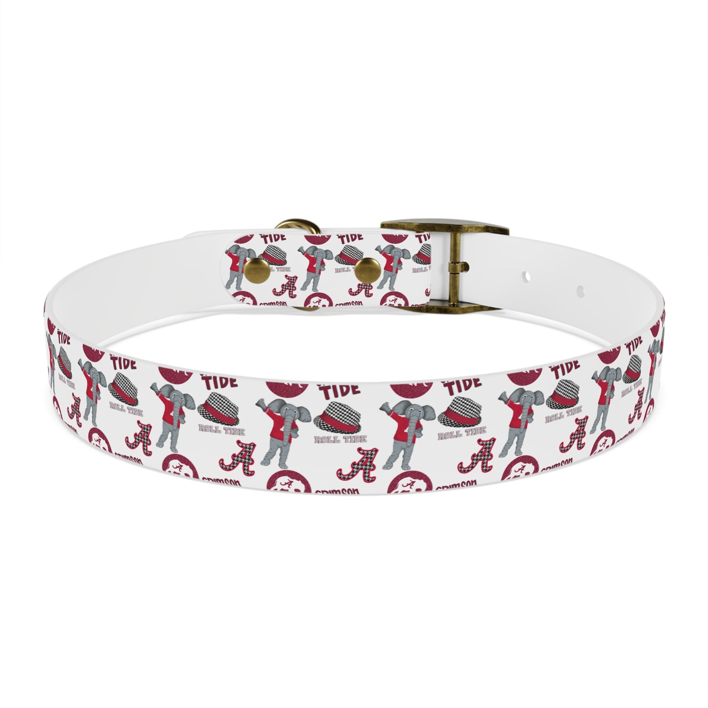 Alabama Crimson Tide Dog Collar - Pet Accessory, Dog Lover Gift, Sports Team Collar, Custom Dog Gear, Football Fan Merchandise
