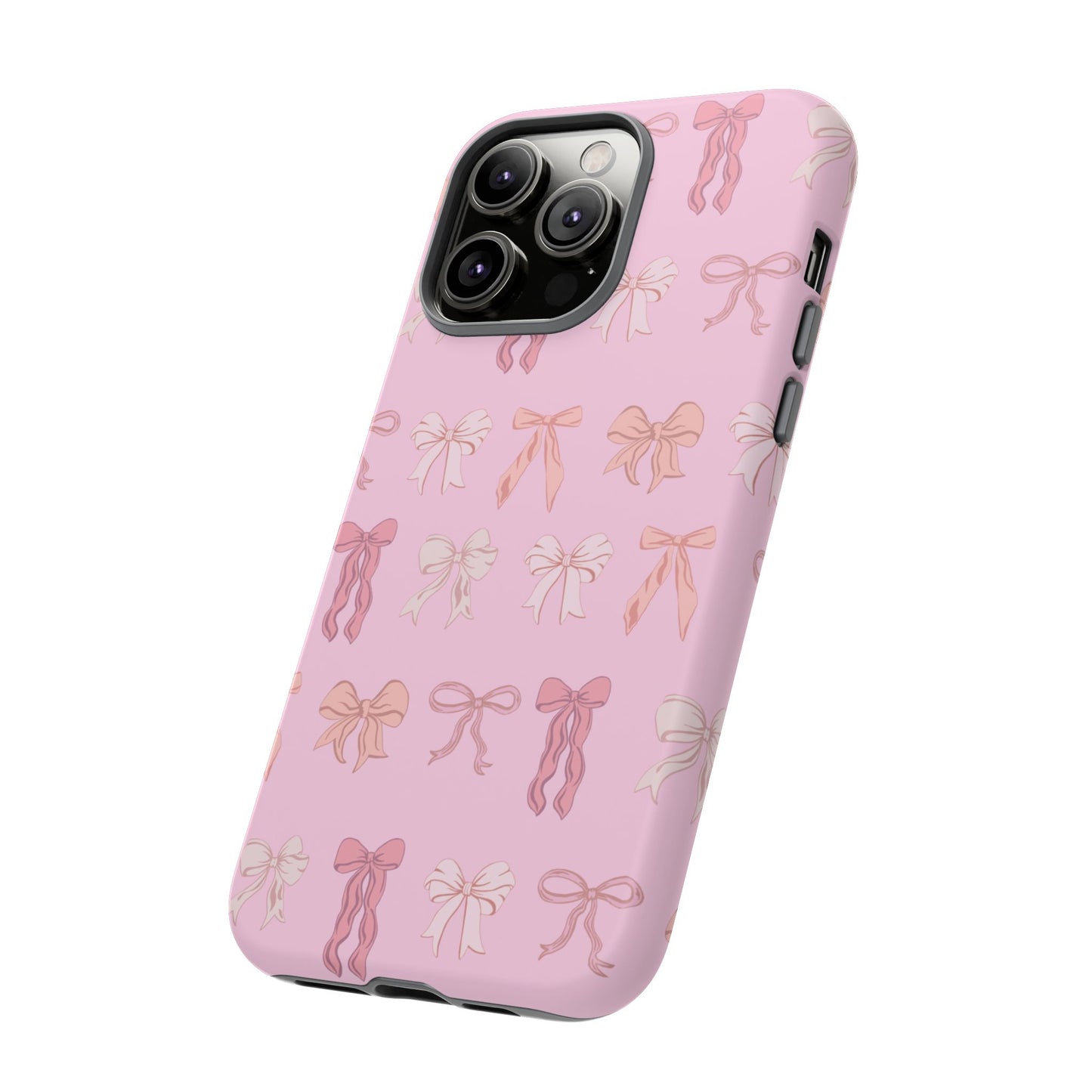 Cute Phone Case with Bow Design | Pink Aesthetic | Gifts for Her, Birthday Present, Trendy Phone Accessories, Fashionable Tech Cover