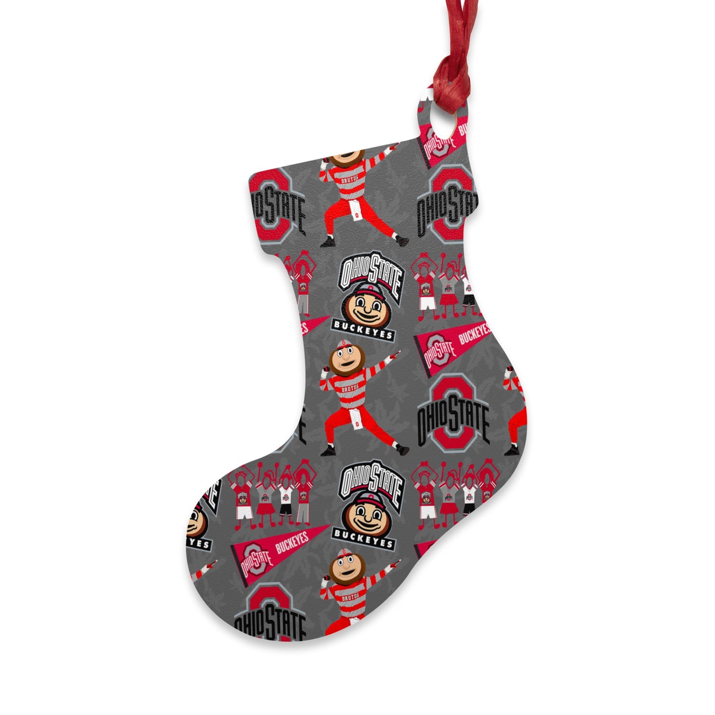 Ohio State Wooden Ornaments, Holiday Decorations, College Sports Decor, Personalized Gift, Christmas Ornaments