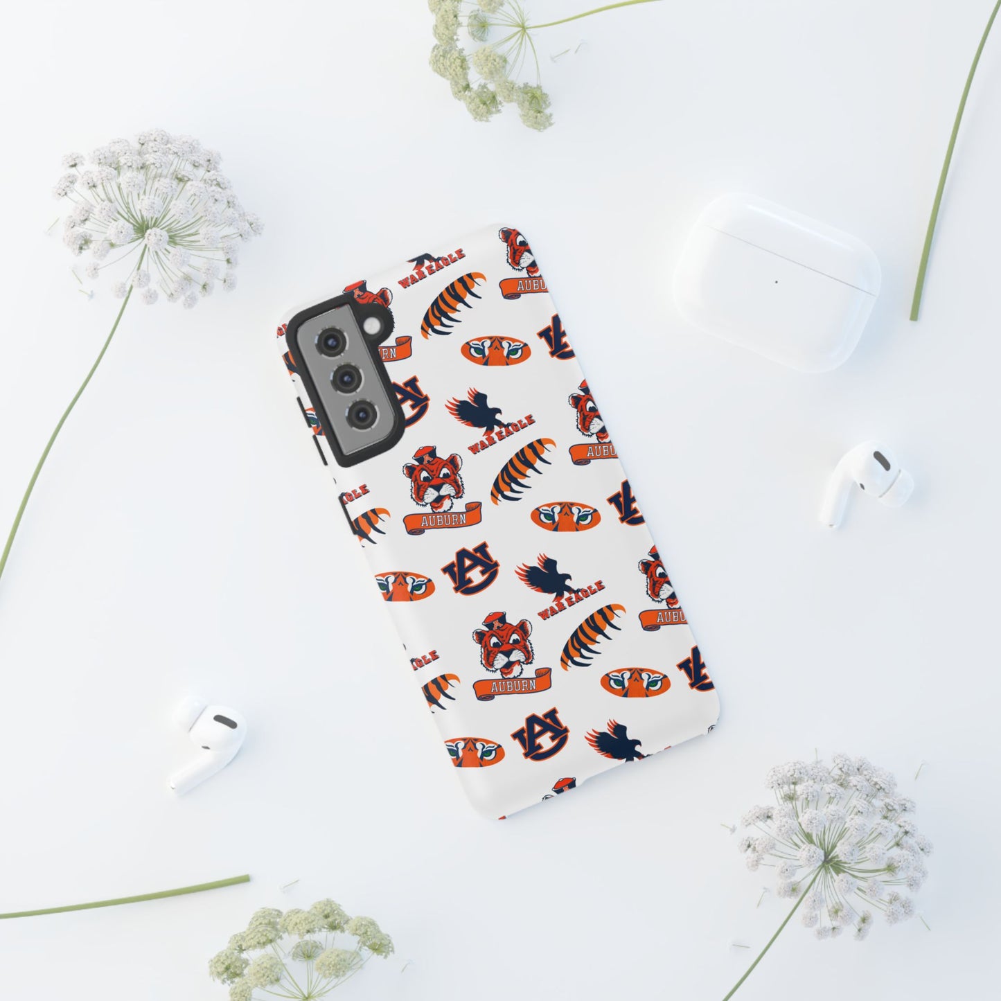 Auburn Fan Phone Case, Sports Team Accessory, Gift for Auburn Fans, Durable Cover, College Game Day
