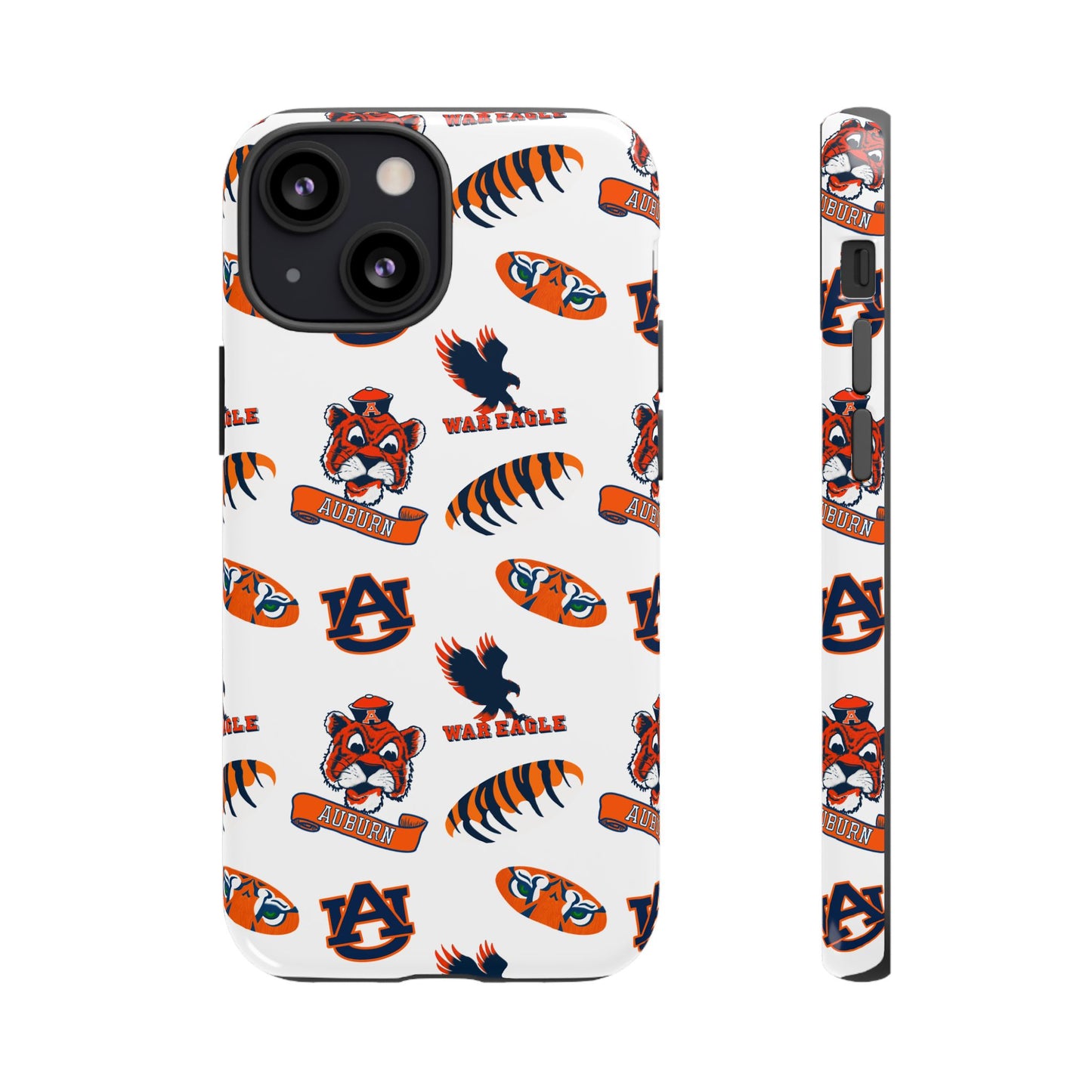 Auburn Fan Phone Case, Sports Team Accessory, Gift for Auburn Fans, Durable Cover, College Game Day