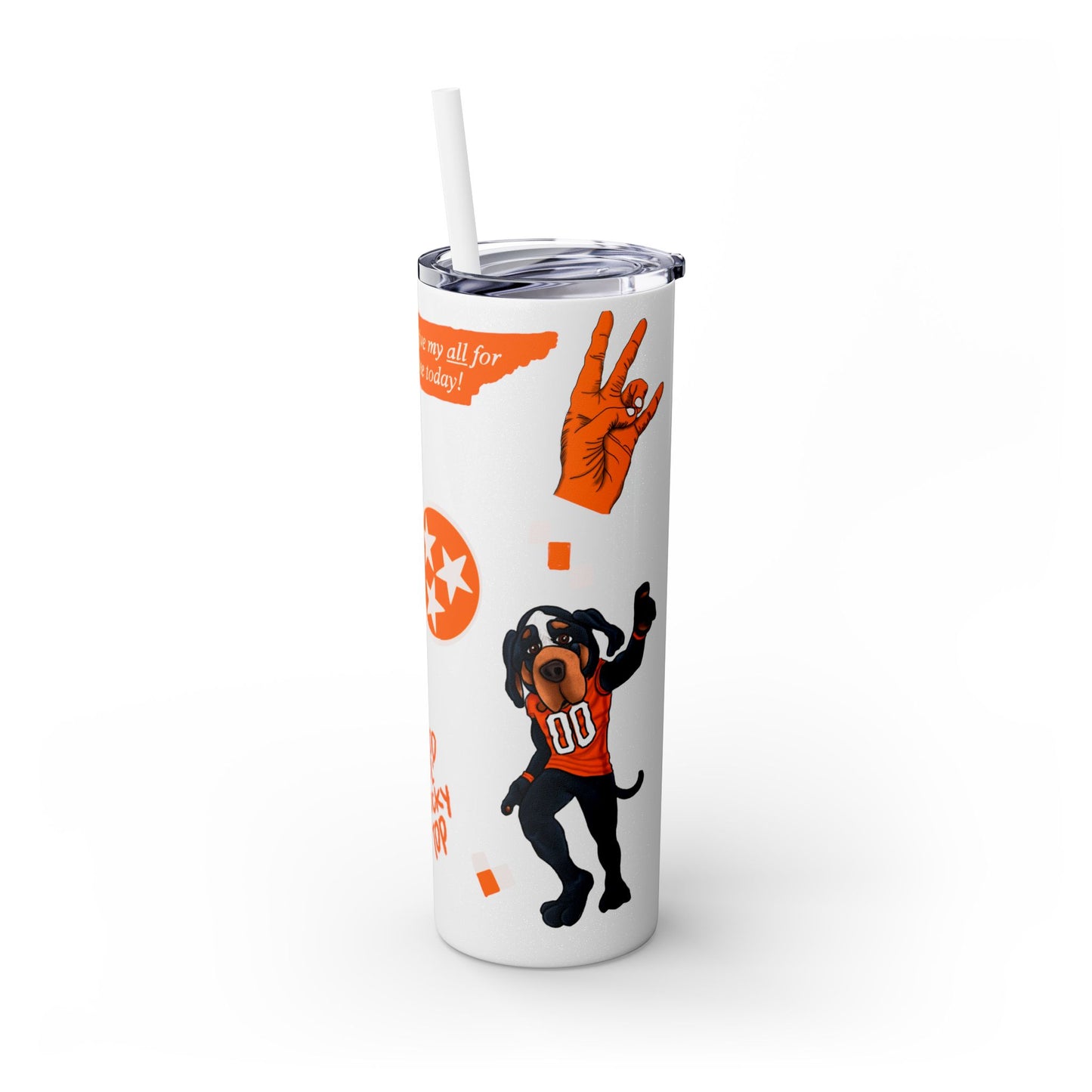 Tennessee Spirit Tumbler, 20oz | School Pride Cup for Gameday & Tailgating | Ideal for Fans, Students & Alumni