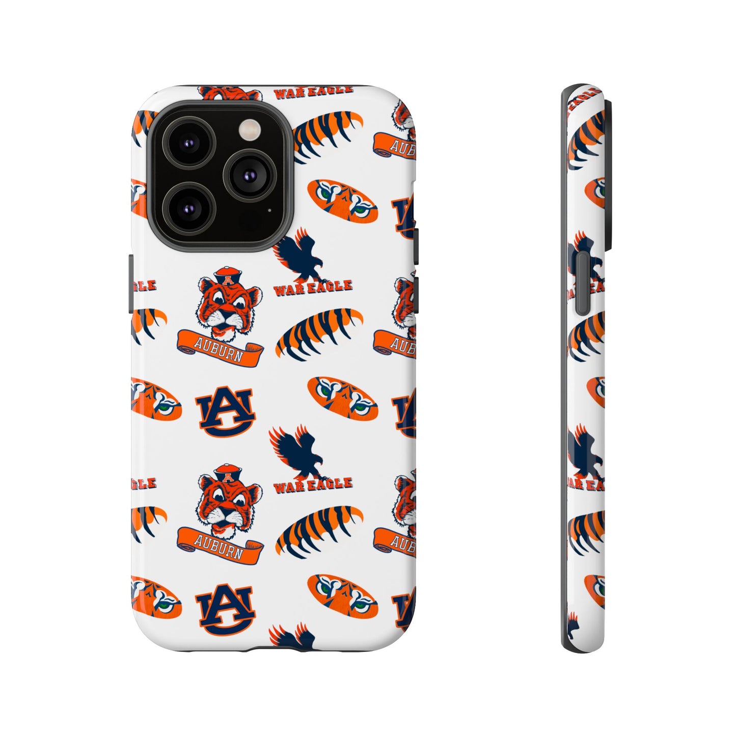 Auburn Fan Phone Case, Sports Team Accessory, Gift for Auburn Fans, Durable Cover, College Game Day