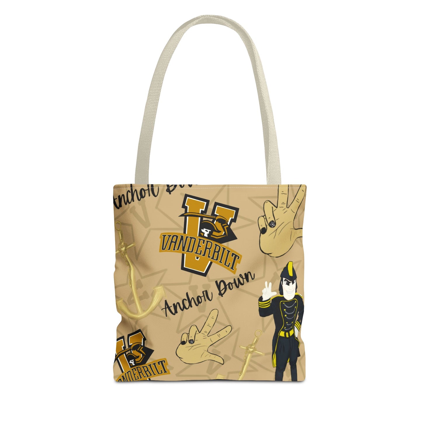 Vanderbilt Spirit Tote Bag, Functional Everyday Tote, College Merchandise, Personalized Gift, Sports Game Accessory