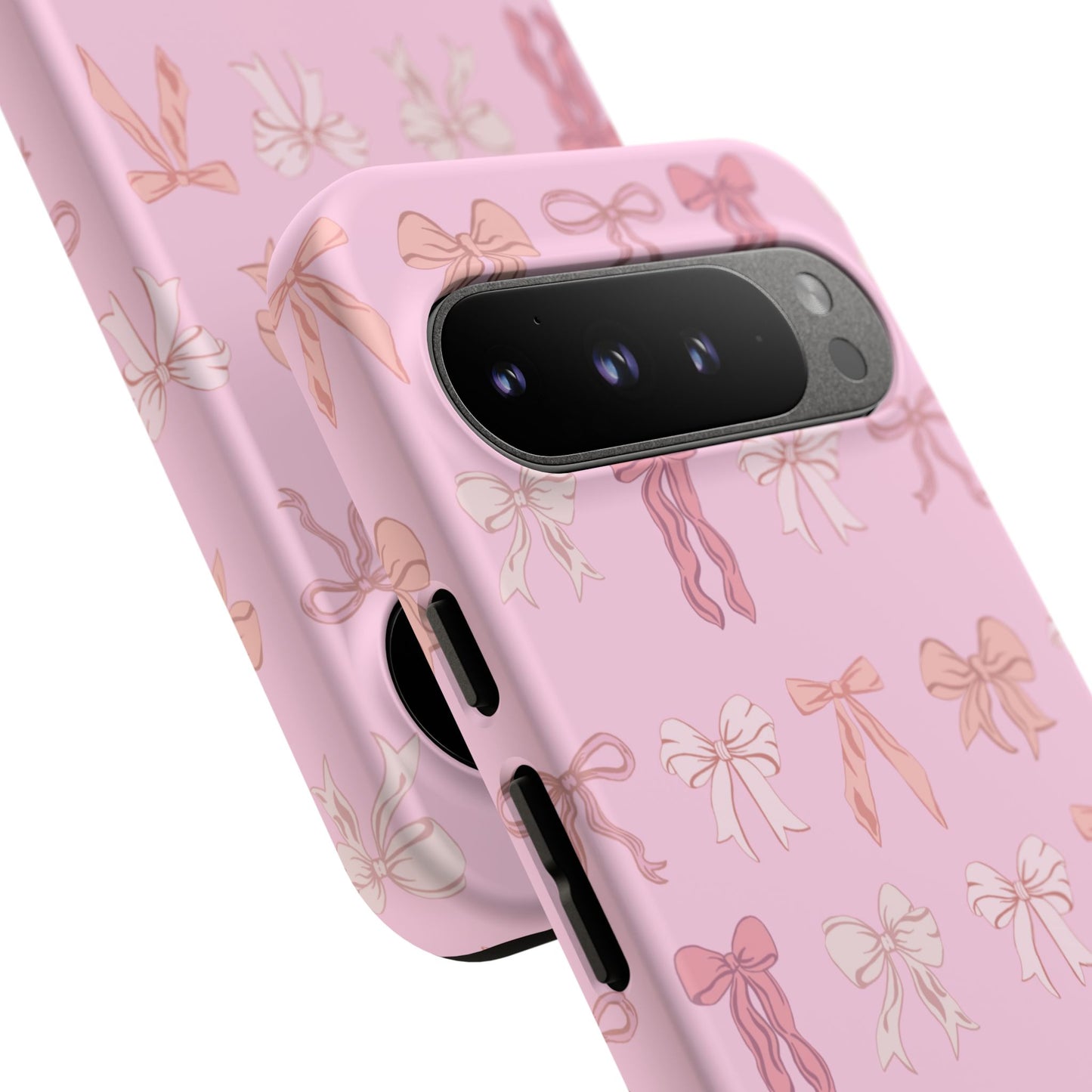 Cute Phone Case with Bow Design | Pink Aesthetic | Gifts for Her, Birthday Present, Trendy Phone Accessories, Fashionable Tech Cover