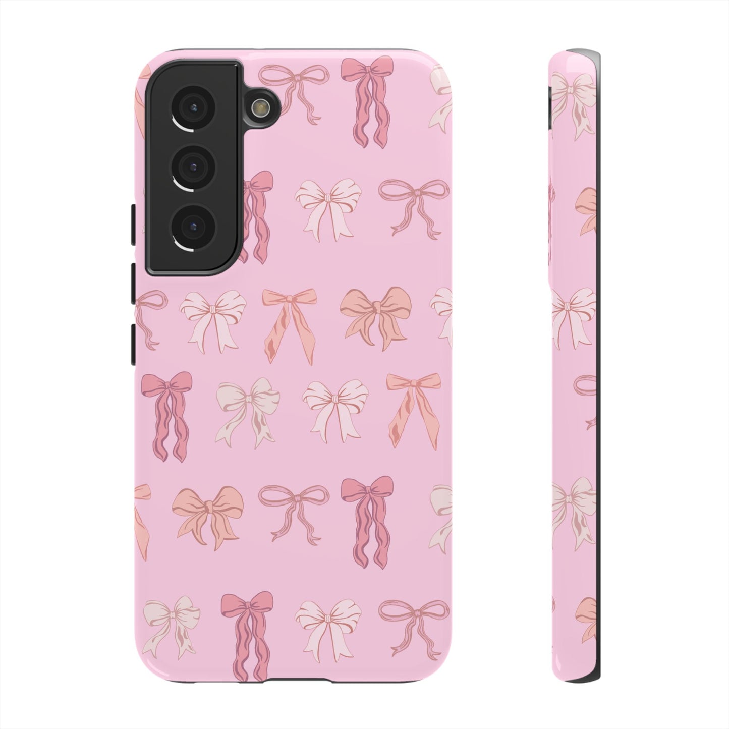 Cute Phone Case with Bow Design | Pink Aesthetic | Gifts for Her, Birthday Present, Trendy Phone Accessories, Fashionable Tech Cover