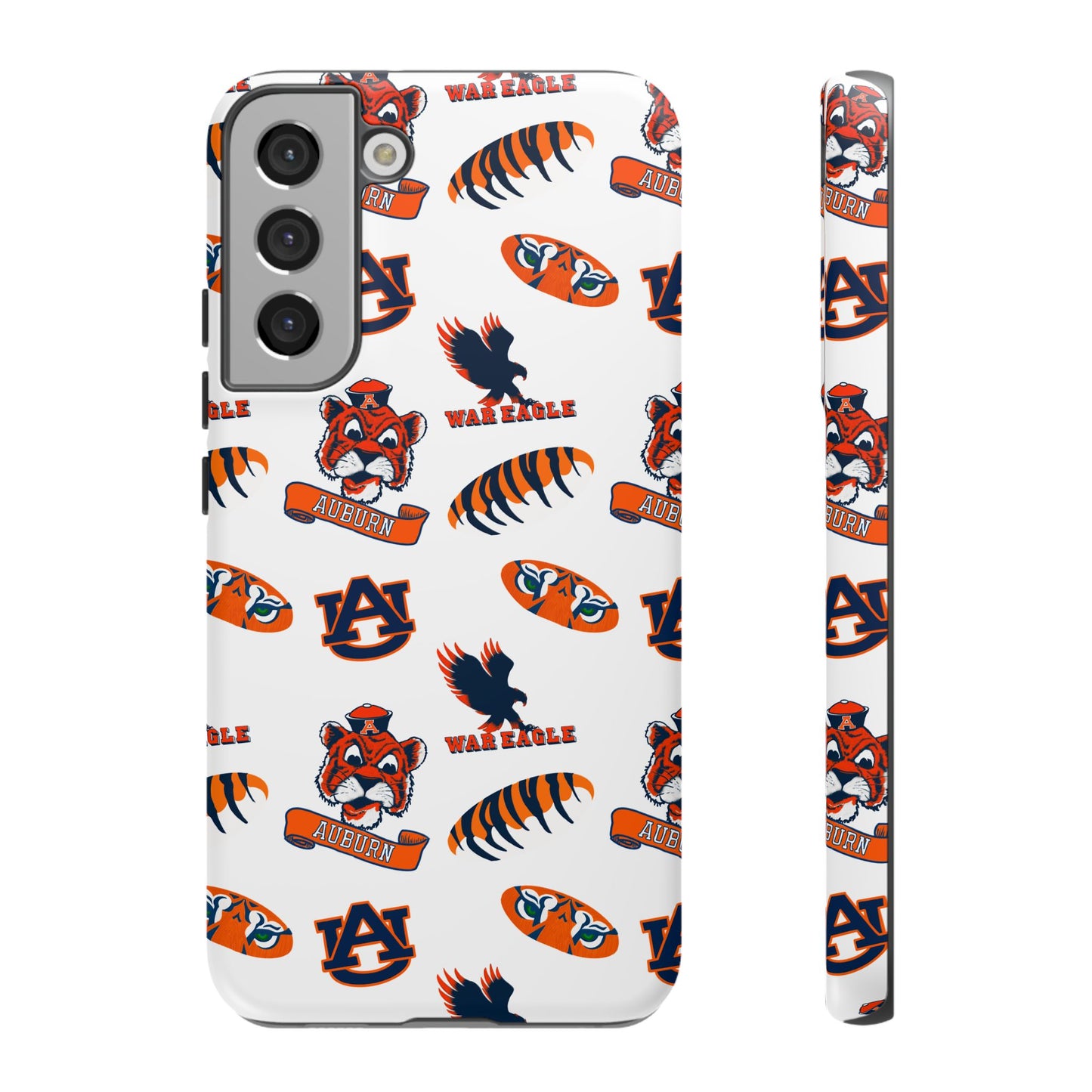 Auburn Fan Phone Case, Sports Team Accessory, Gift for Auburn Fans, Durable Cover, College Game Day
