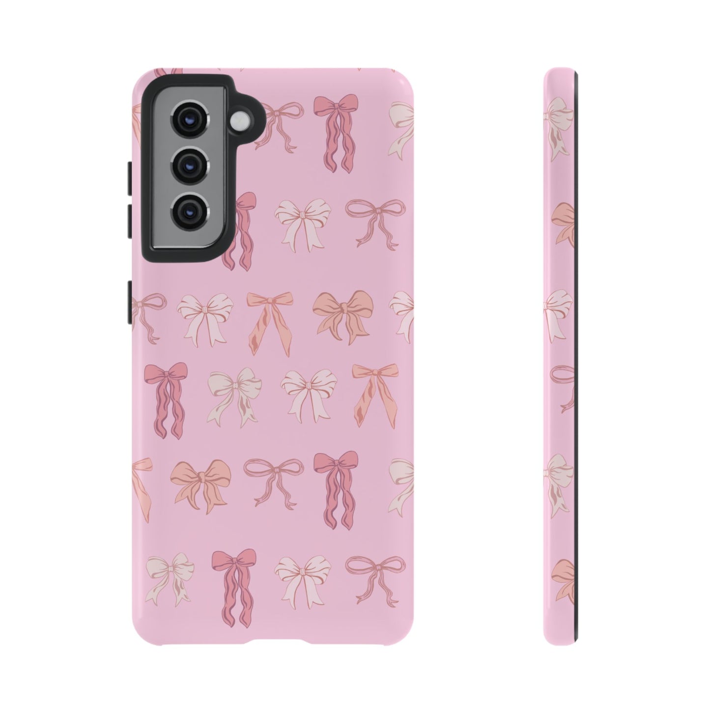 Cute Phone Case with Bow Design | Pink Aesthetic | Gifts for Her, Birthday Present, Trendy Phone Accessories, Fashionable Tech Cover