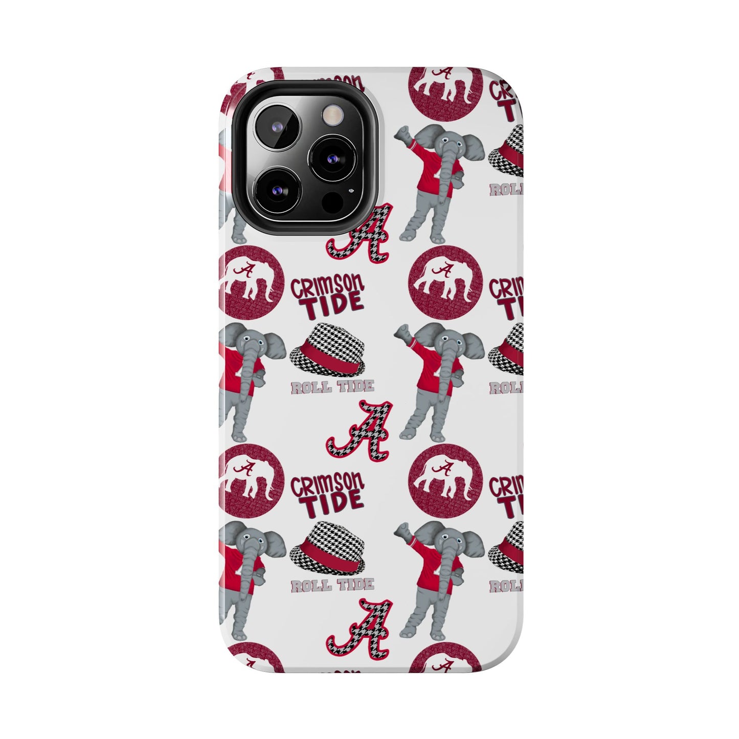 Alabama Crimson Tide Phone Case - Tough, Durable, Elephant Design, Sports Fan Accessories, College Team Gift, Graduation Presents
