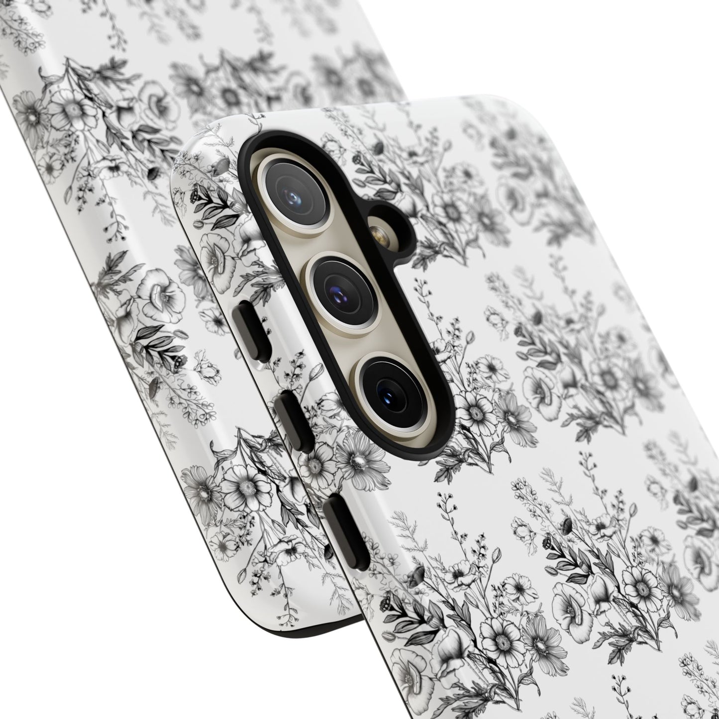 Floral Phone Case, Tough Cases with Elegant Black and White Design, Protective Cover for Fashion Lovers, Unique Gift for All [...]