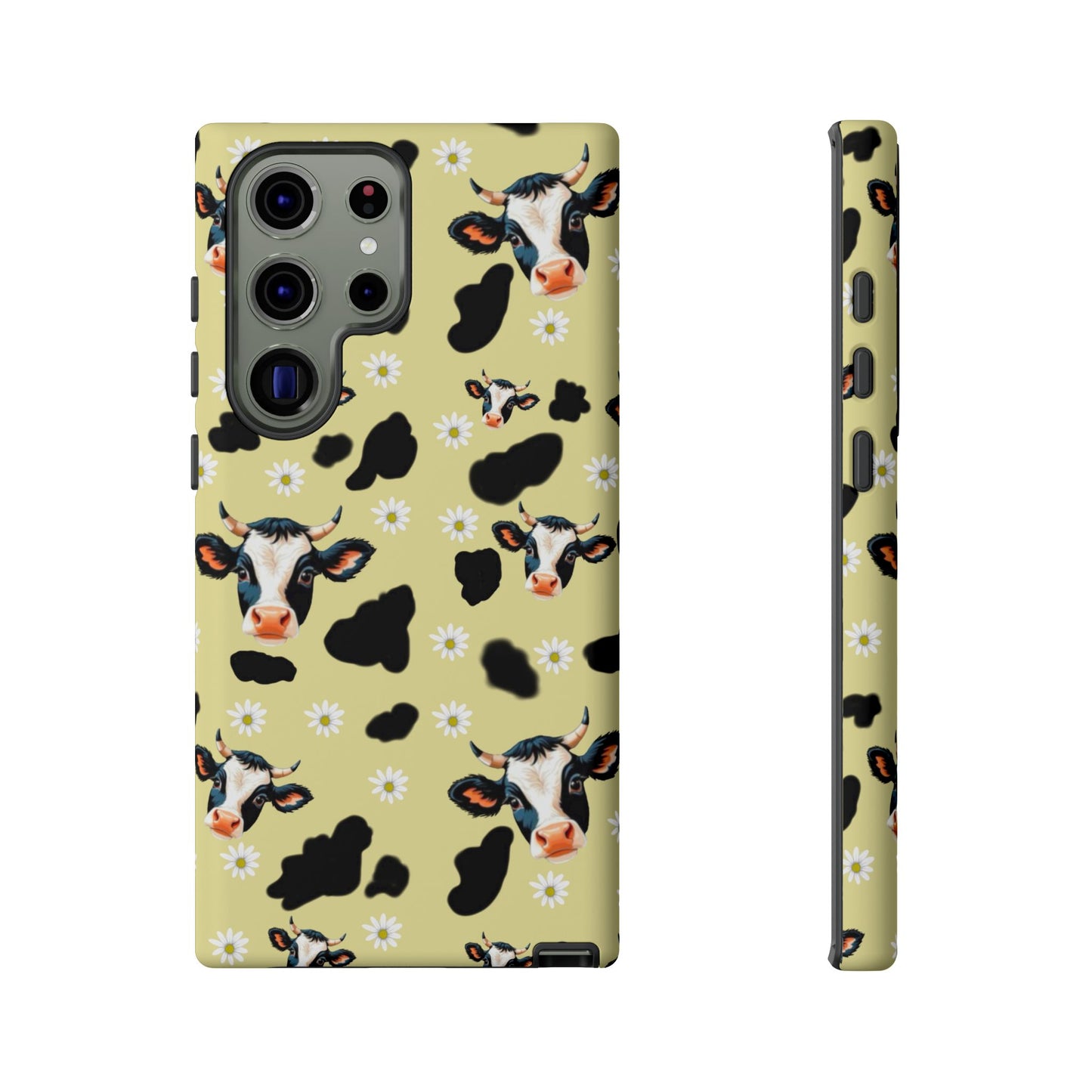 Cow Print Phone Case - Cute Protection for Animal Lovers, Gift for Farmhouse Decor, Cheerful Cow Design