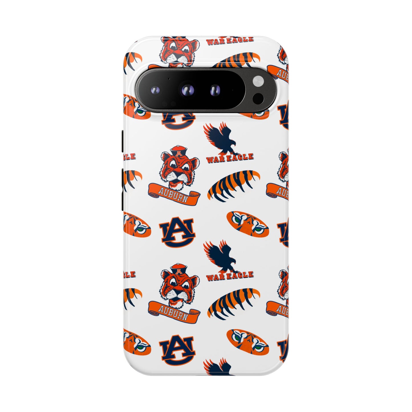 Auburn Fan Phone Case, Sports Team Accessory, Gift for Auburn Fans, Durable Cover, College Game Day