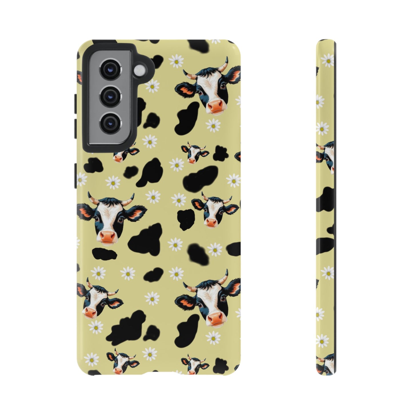 Cow Print Phone Case - Cute Protection for Animal Lovers, Gift for Farmhouse Decor, Cheerful Cow Design